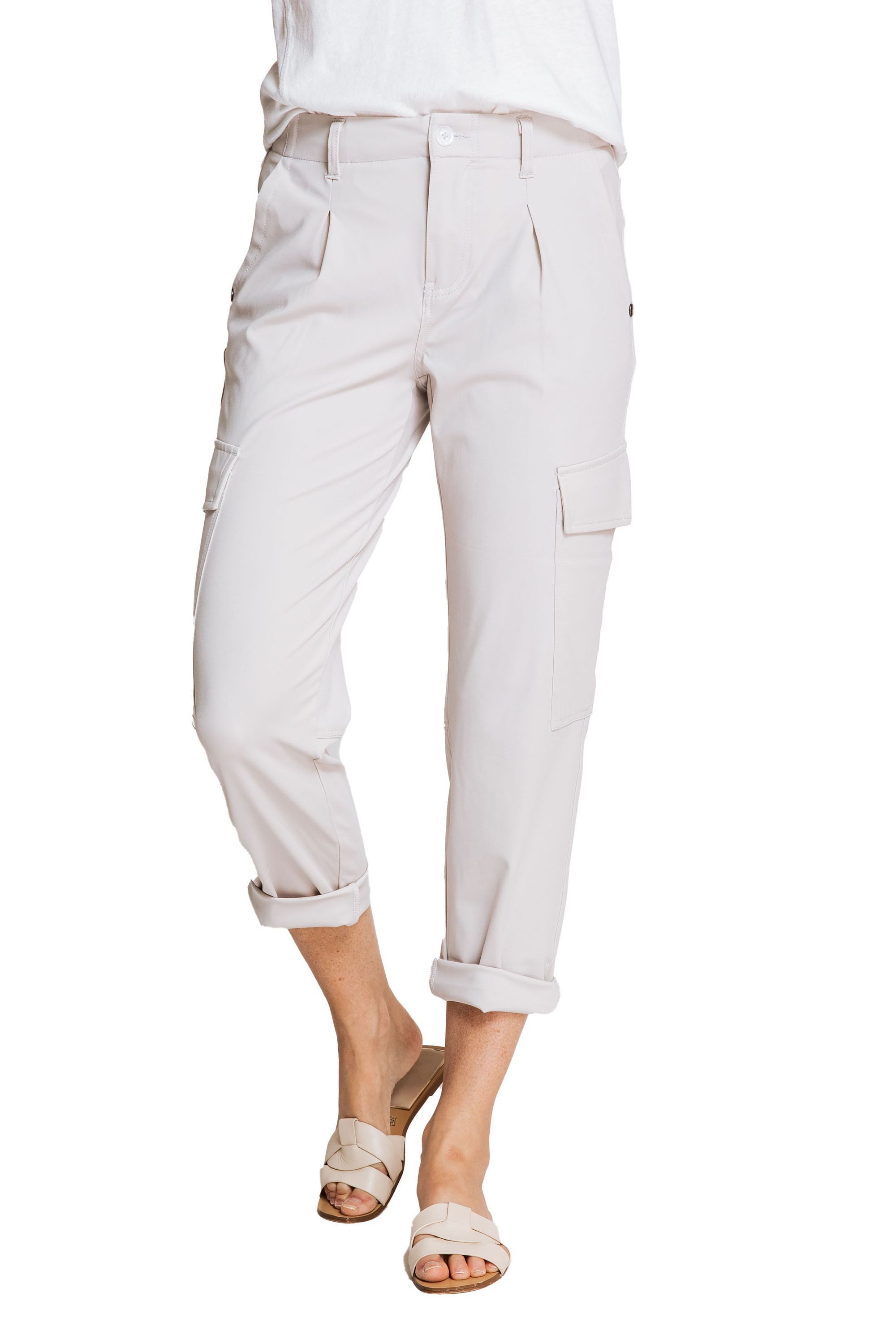 Zhrill Stoffhose Cargohose ZHCALLA Beige (0-tlg) günstig online kaufen