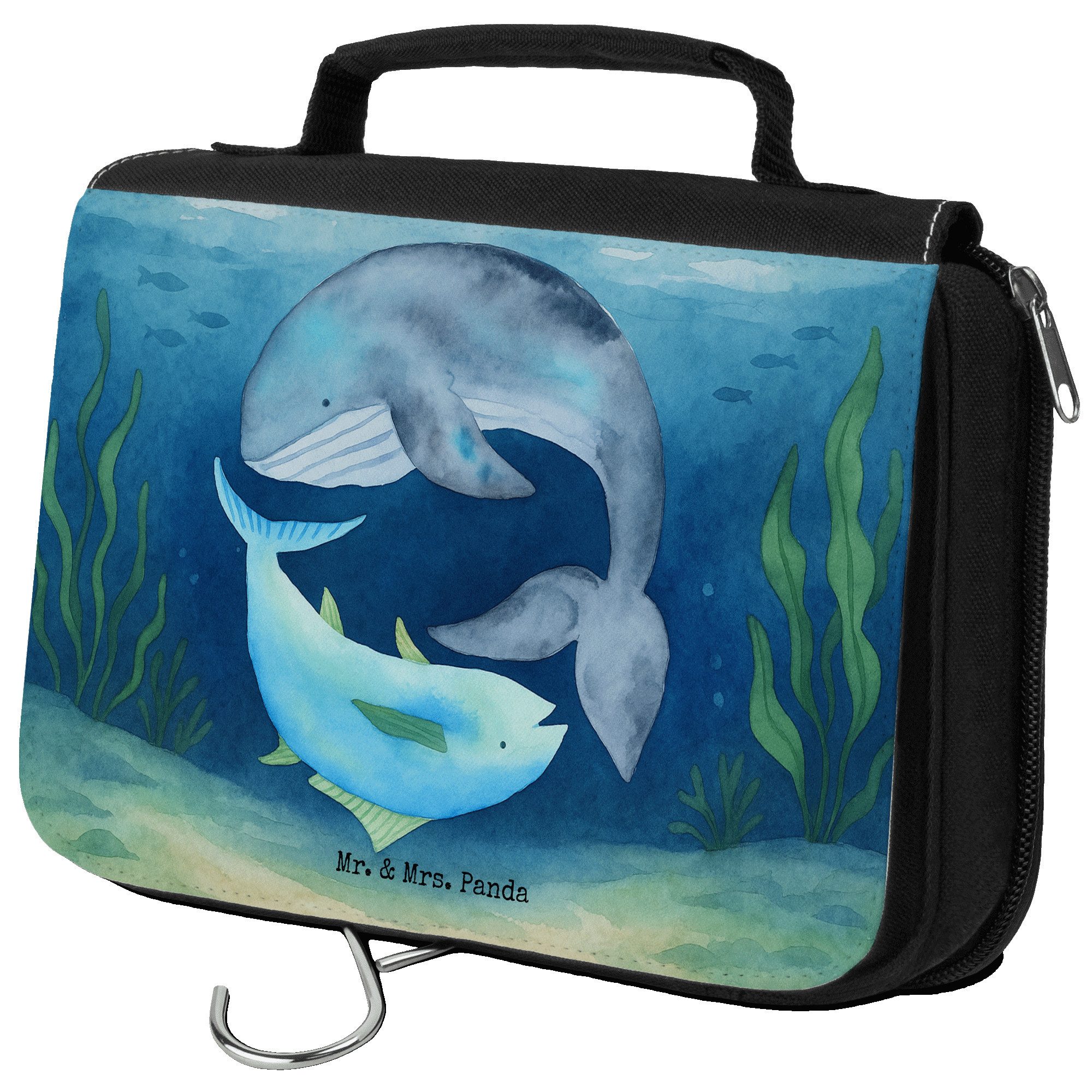 Kulturbeutel Walfisch Thunfisch Design, Kulturbeutel, Weiß, Tunfisch, Kulturbeutel