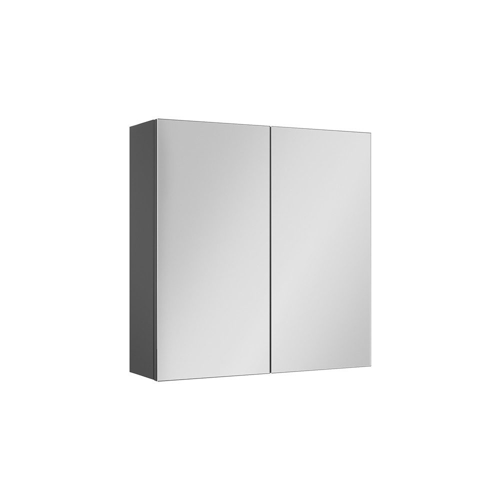Vicco Badezimmerspiegelschrank Lavia, Anthrazit, 60 x 60.2 cm