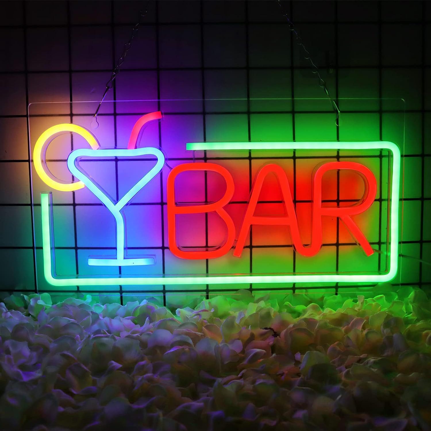 MUPOO LED Dekolicht LED-Neonschild Bar Dimmbar günstig online kaufen