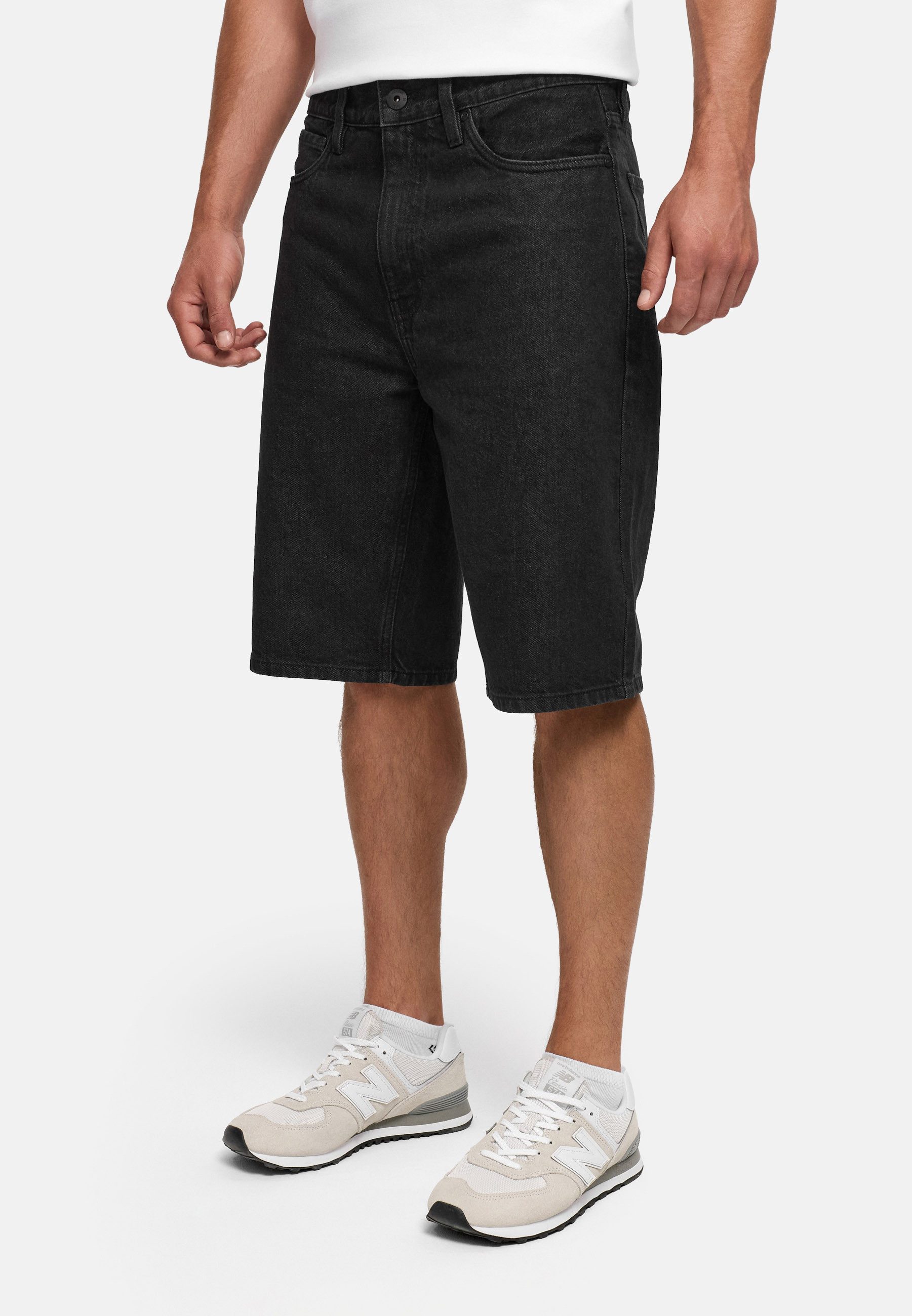 Indicode Jeansshorts Herren Jeansshorts INZelmon Herrenshorts aus 100 % Baumwolle