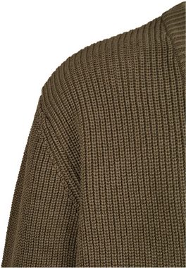 URBAN CLASSICS Strickfleecejacke Urban Classics Herren Boxy Cardigan (1-St)