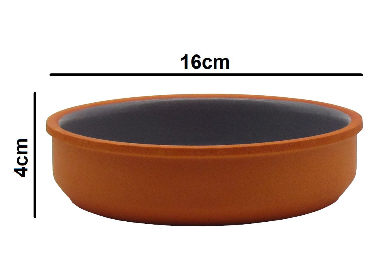 steinwohn Tapas-Schale Keramik Set Ø16 & Ø20 cm – 5 Farben, Mediterran, Spülmaschinengeeignet, Ofenfest, Mikrowellengeeignet