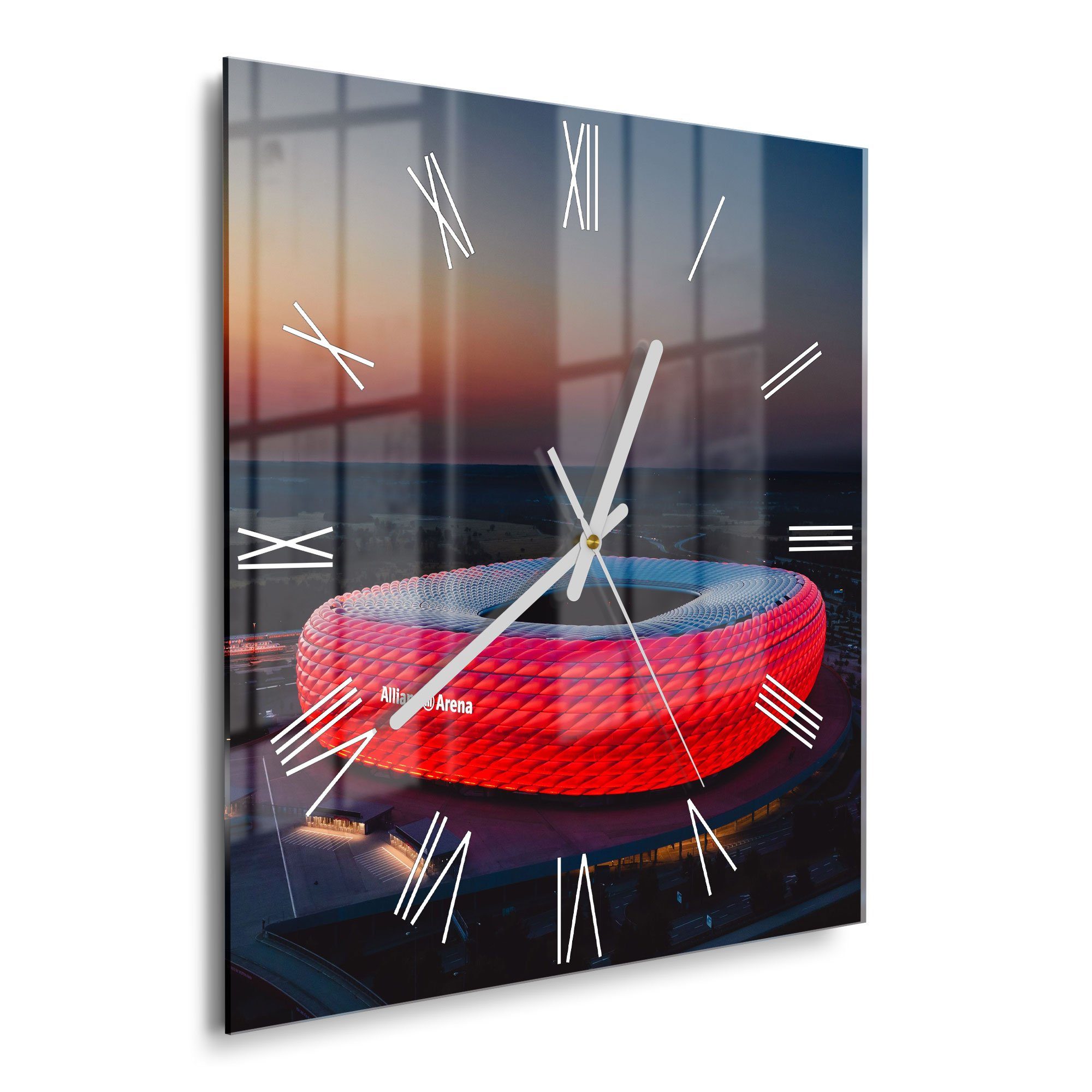 DEQORI Wanduhr 'Allianz Arena, München' (Glas günstig online kaufen