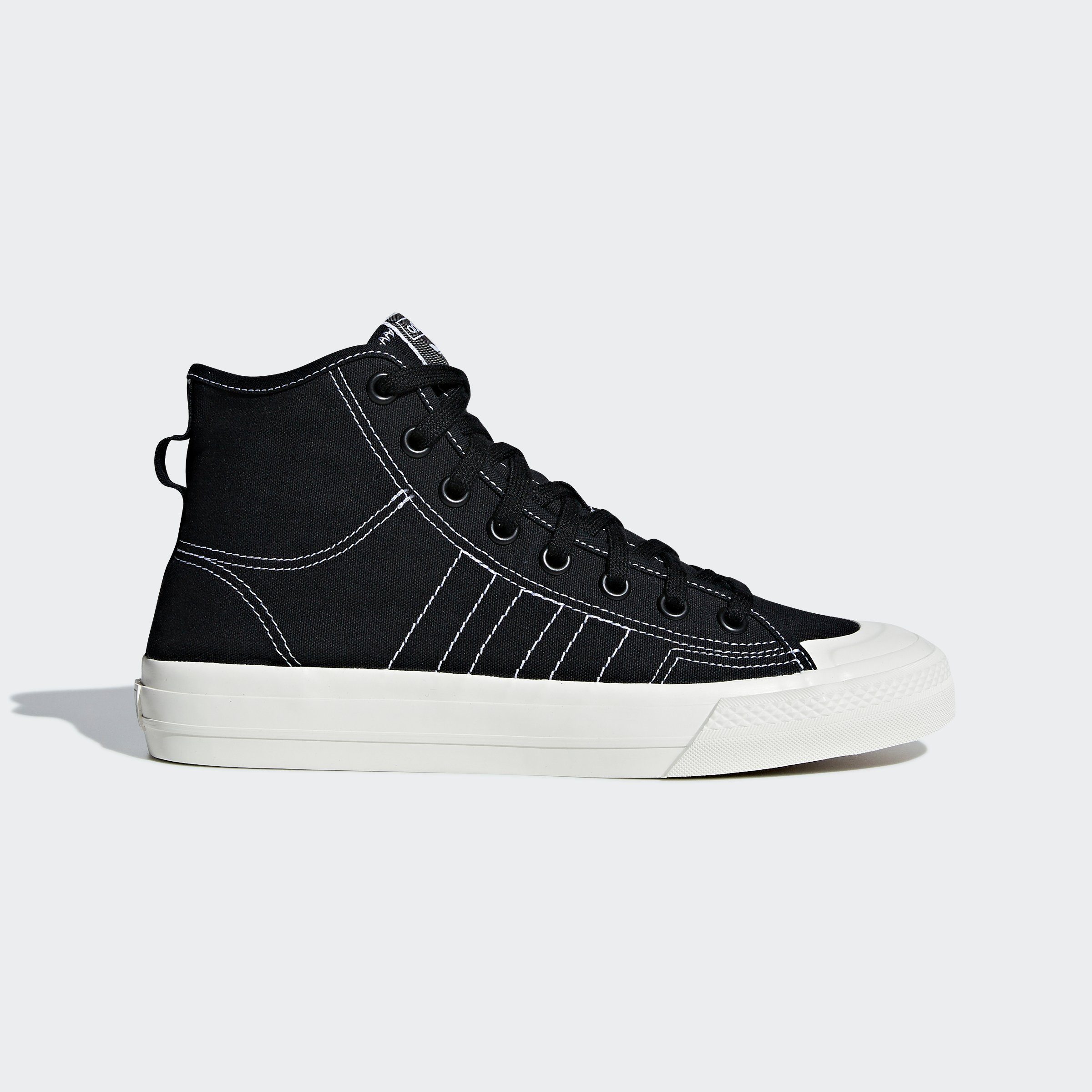 adidas Originals NIZZA RF HI / Off Cloud / Black White Core White Sneaker