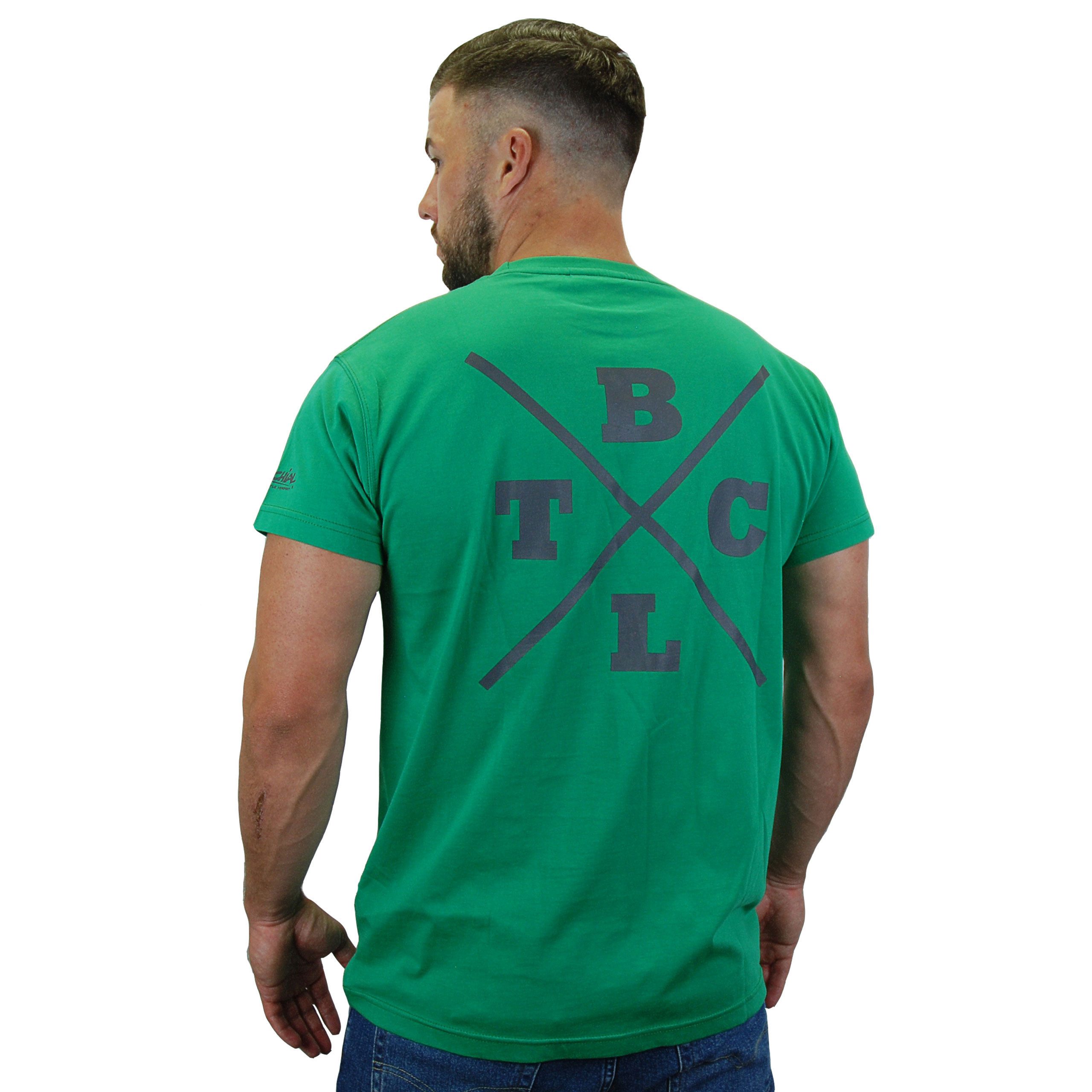 BRACHIAL THE LIFESTYLE COMPANY T-Shirt Brachial T-Shirt "Beach" dunkelgrün M