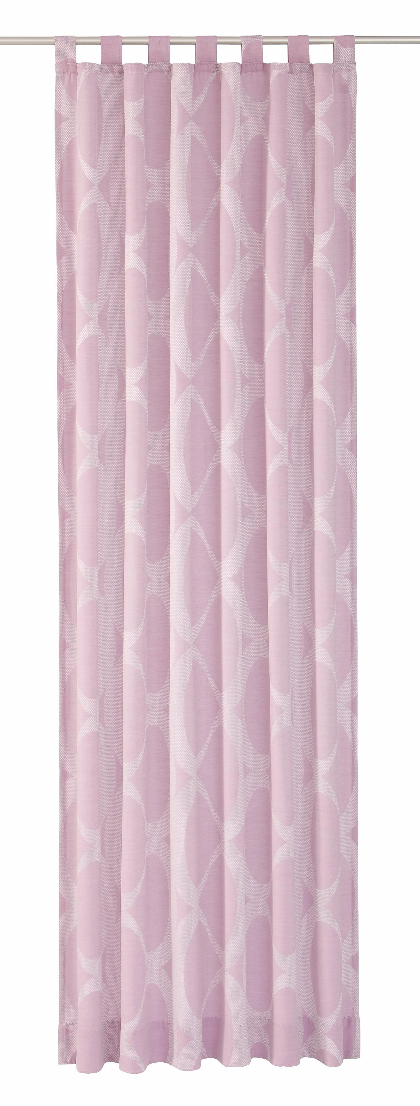 blickdicht, Lahstedt, St), Schlaufen rosa Wirth, Vorhang (1 Jacquard