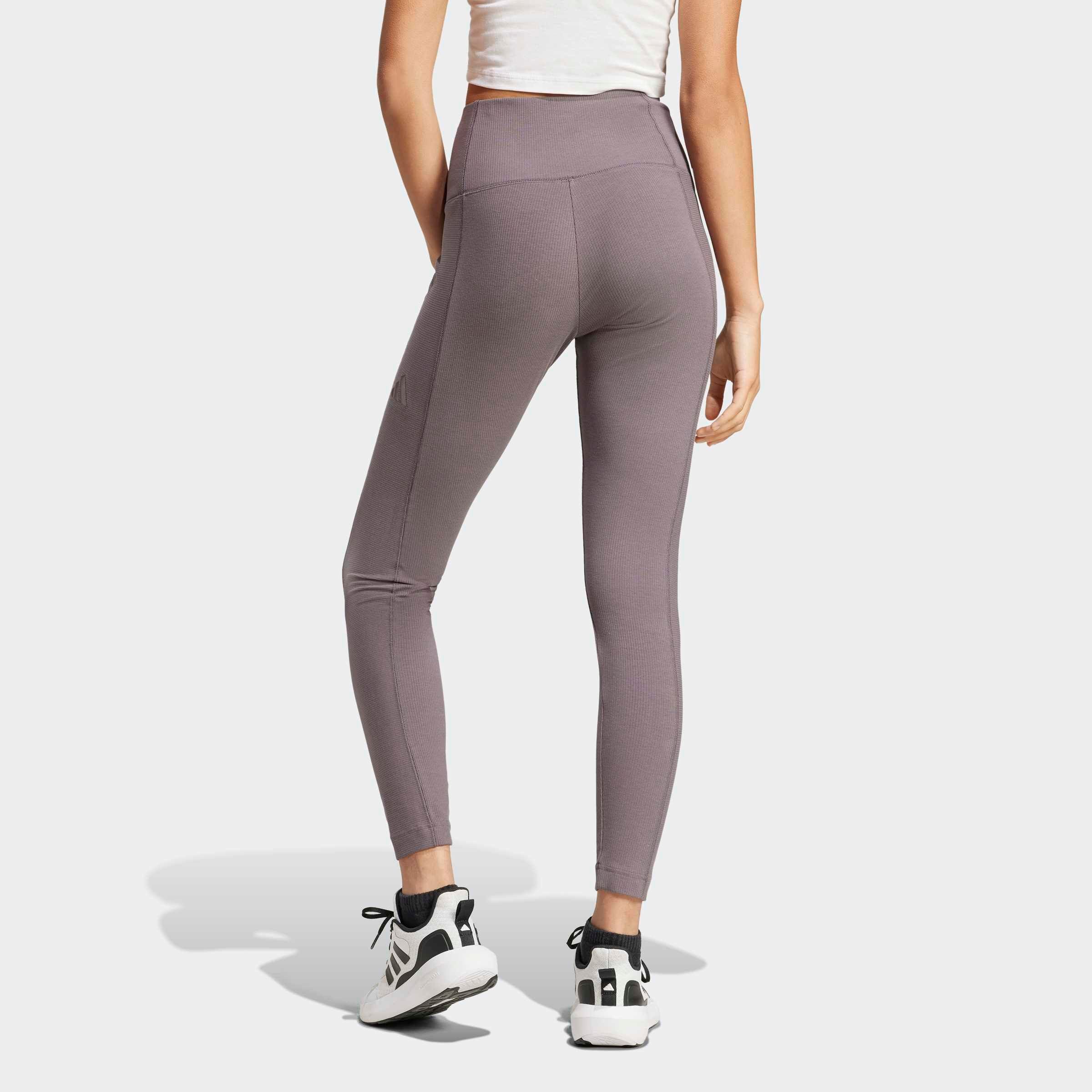 adidas Sportswear Trainingstights ALL SZN RIB HIGH-WAIST 7/8-LEGGINGS