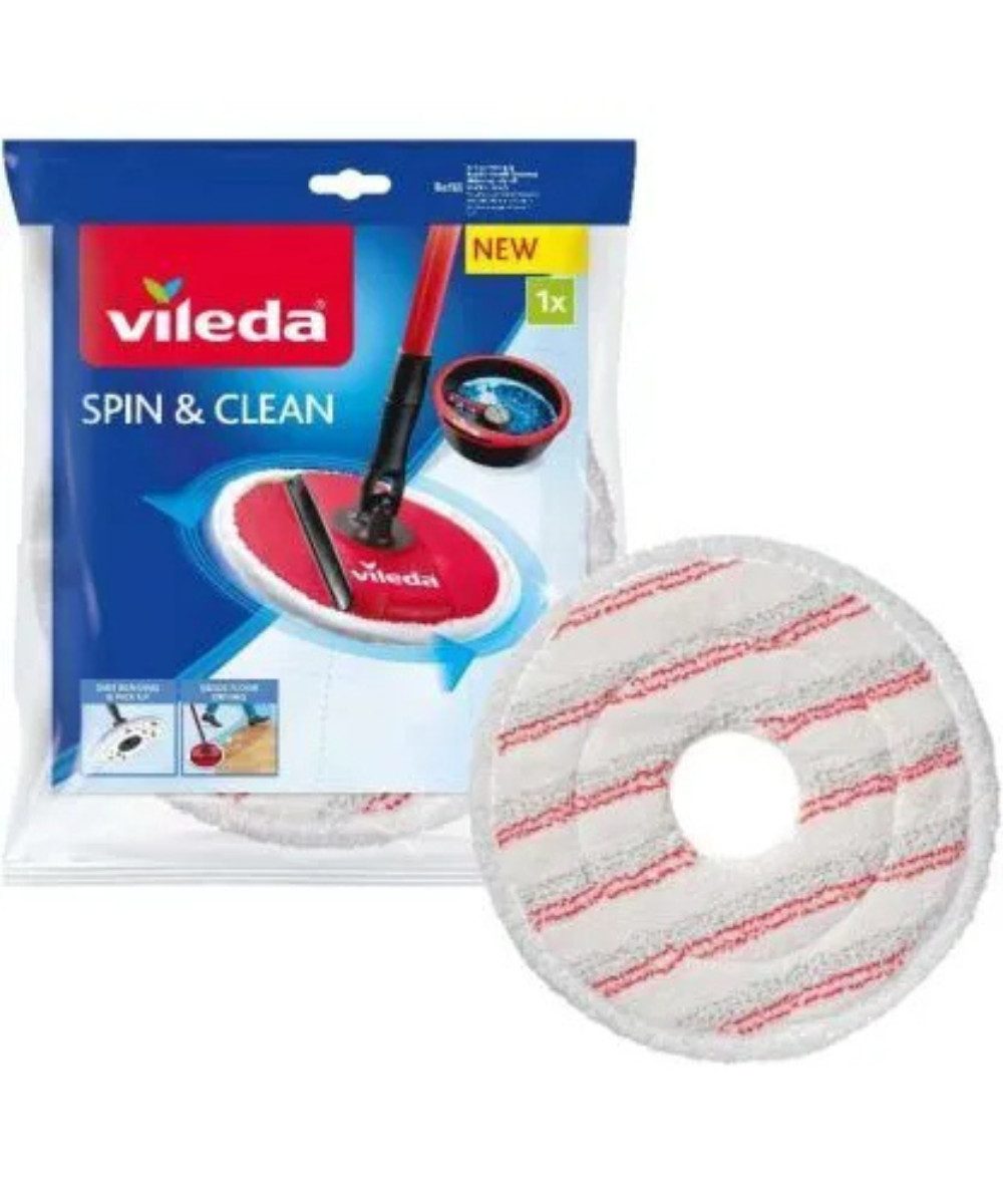 Vileda Wischmopp Ersatzbezug Spin & Clean Vileda 161822, (Packung)