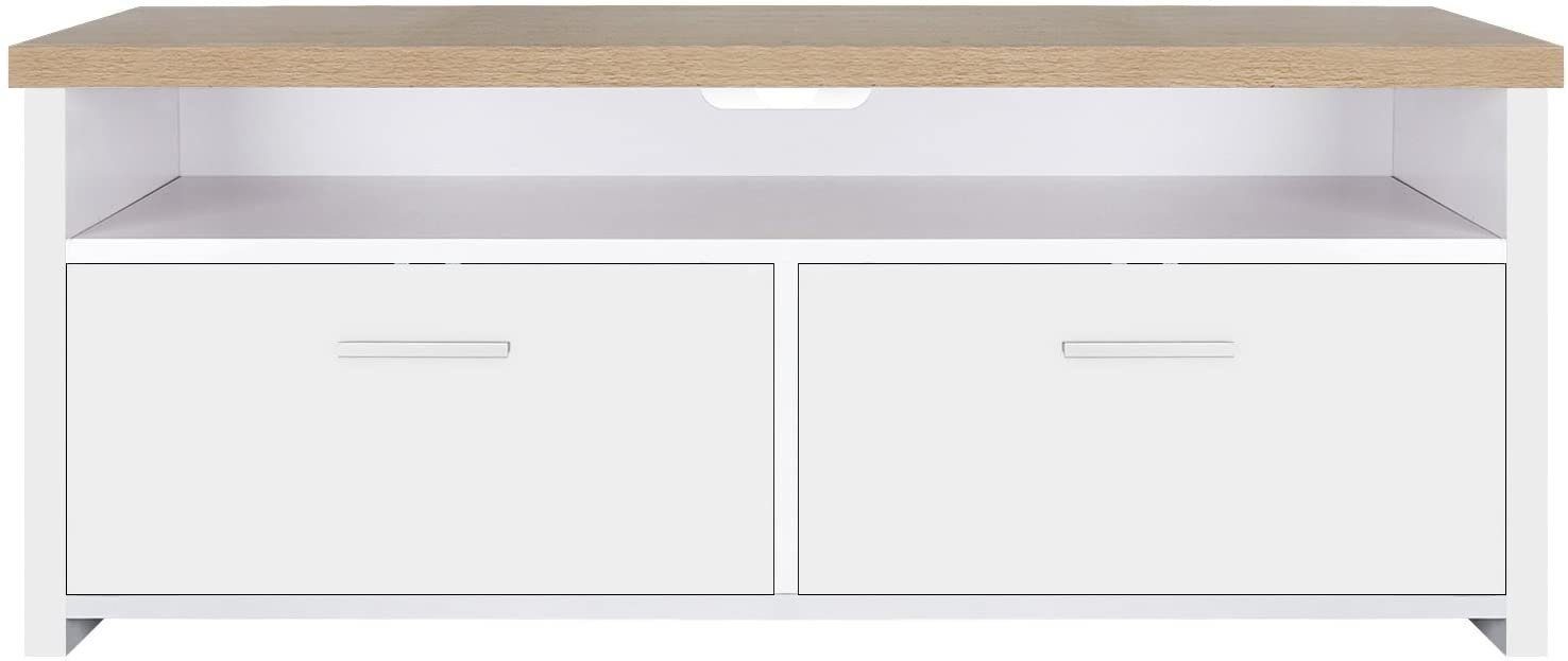 VASAGLE Lowboard »LTC01WN«, Fernsehtisch, TV-Lowboards, weiß