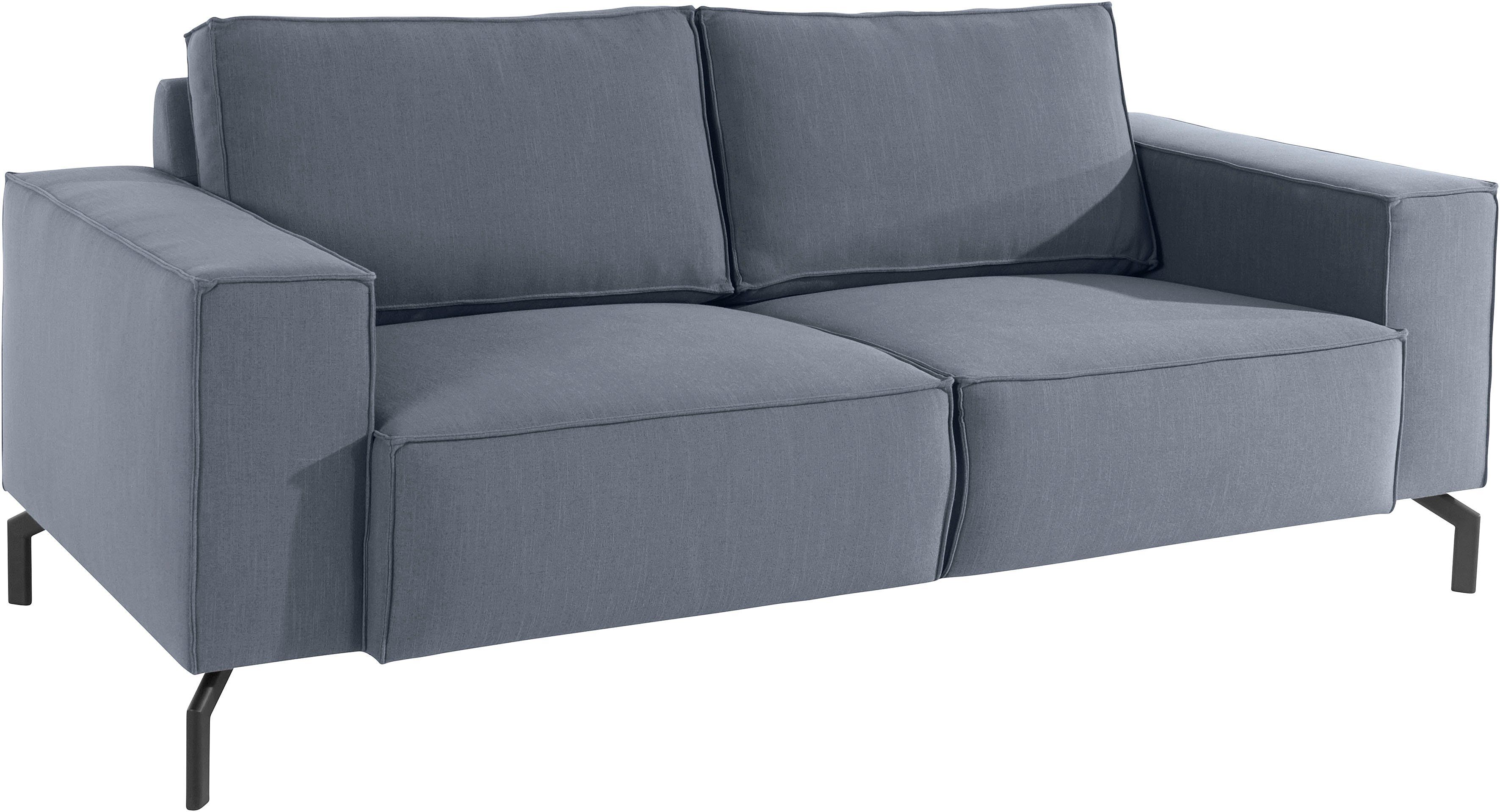OTTO products 2,5-Sitzer »Cilla«, Sitzbreite 150 cm, wahlweise Feinstruktur aus recyceltem Material oder nachhaltiges Premiumleder mit Olivenblattgerbung-Otto