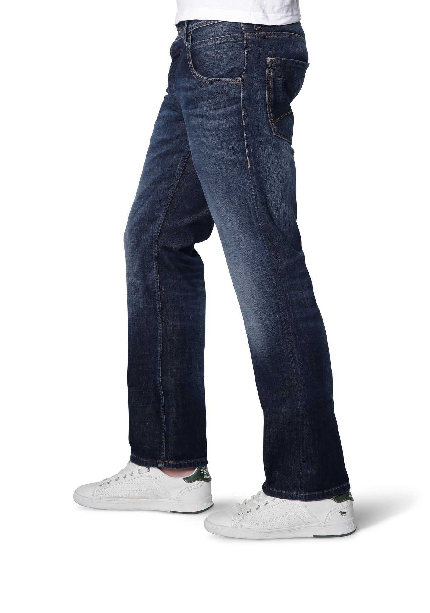 Michigan (593) Dark (3135-5111) 5-Pocket-Jeans rinse MUSTANG Straight used