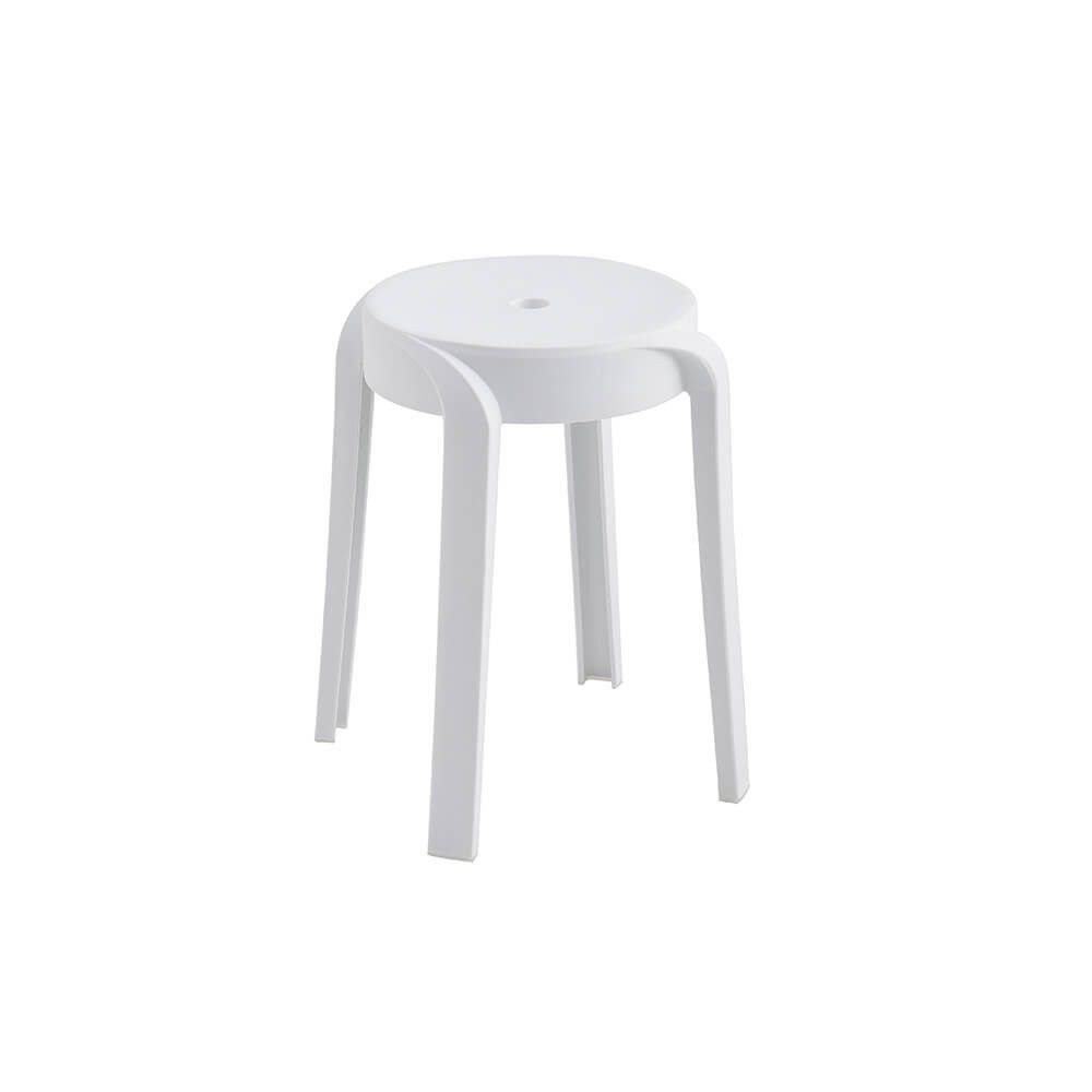 HOME DELUXE Hocker Stapelhocker NIVO (2 St), Esszimmerhocker, Fußhocker, Rund