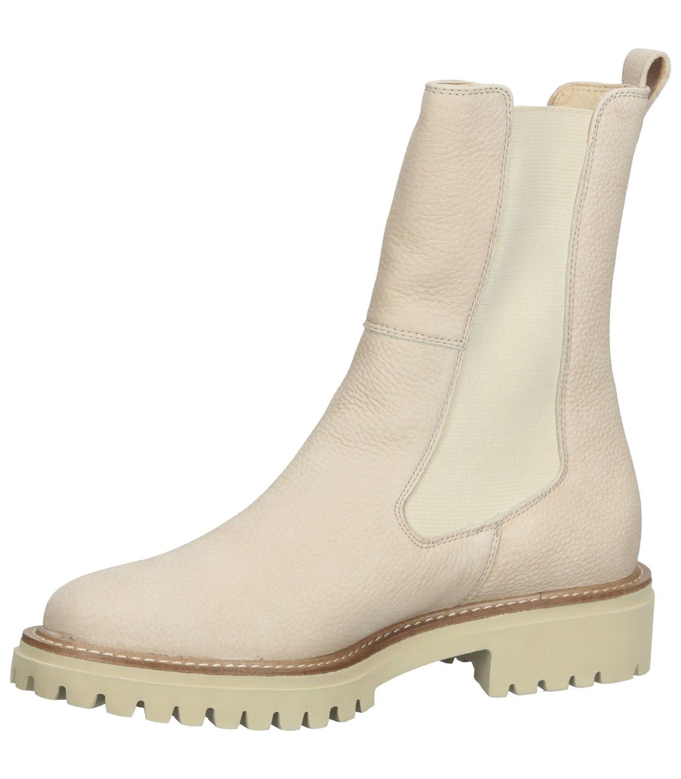 Paul Green Stiefelette Nubukleder Beige Stiefelette