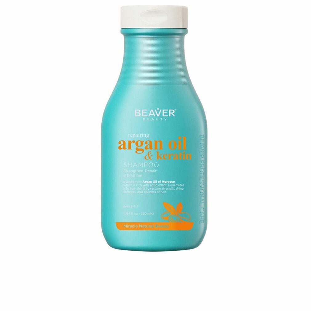 Beaver Haarpflege-Set ARGAN OIL & KERATIN reparierendes Shampoo