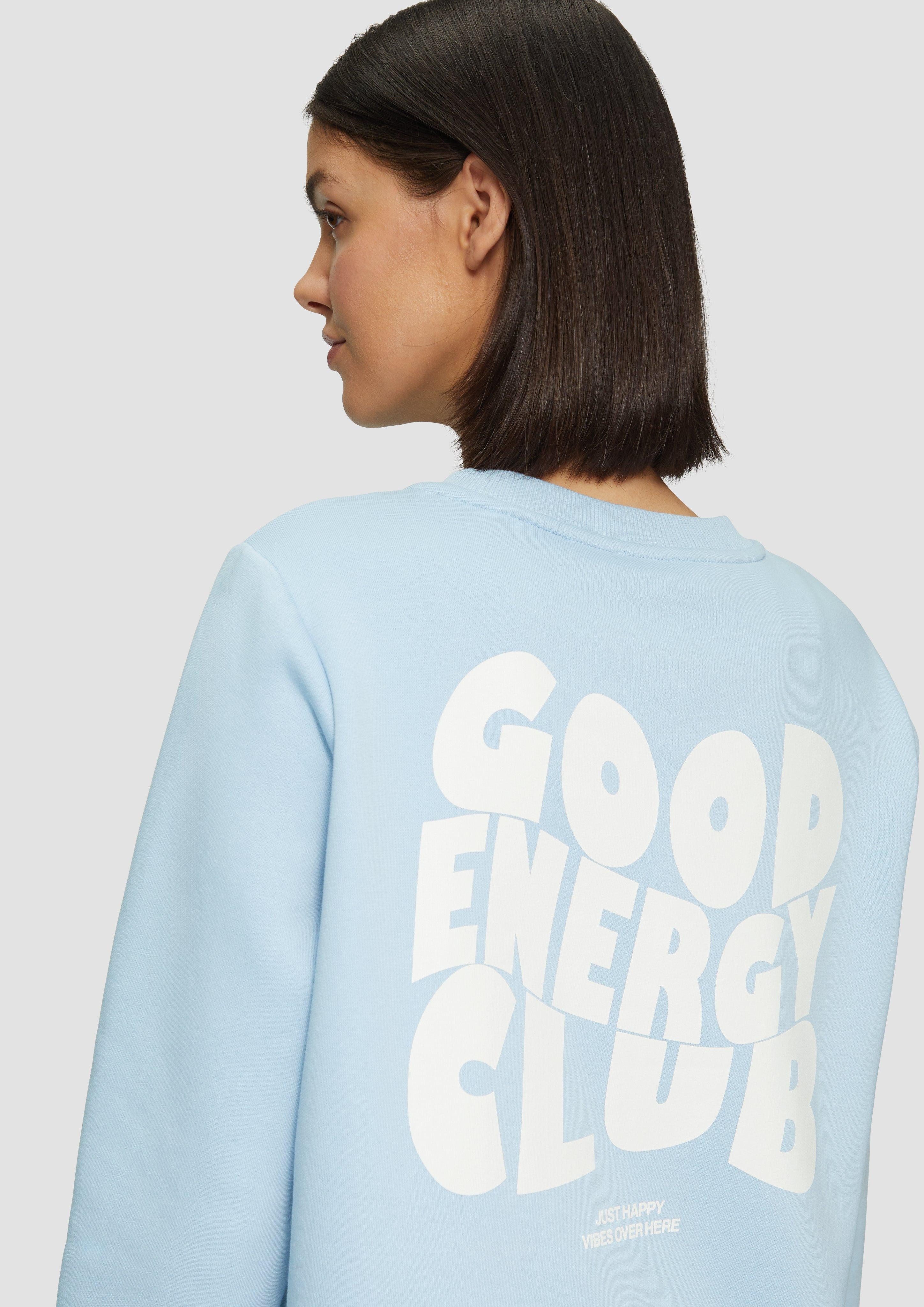 s.Oliver Sweatshirt Weiches Sweatshirt mit Front- günstig online kaufen