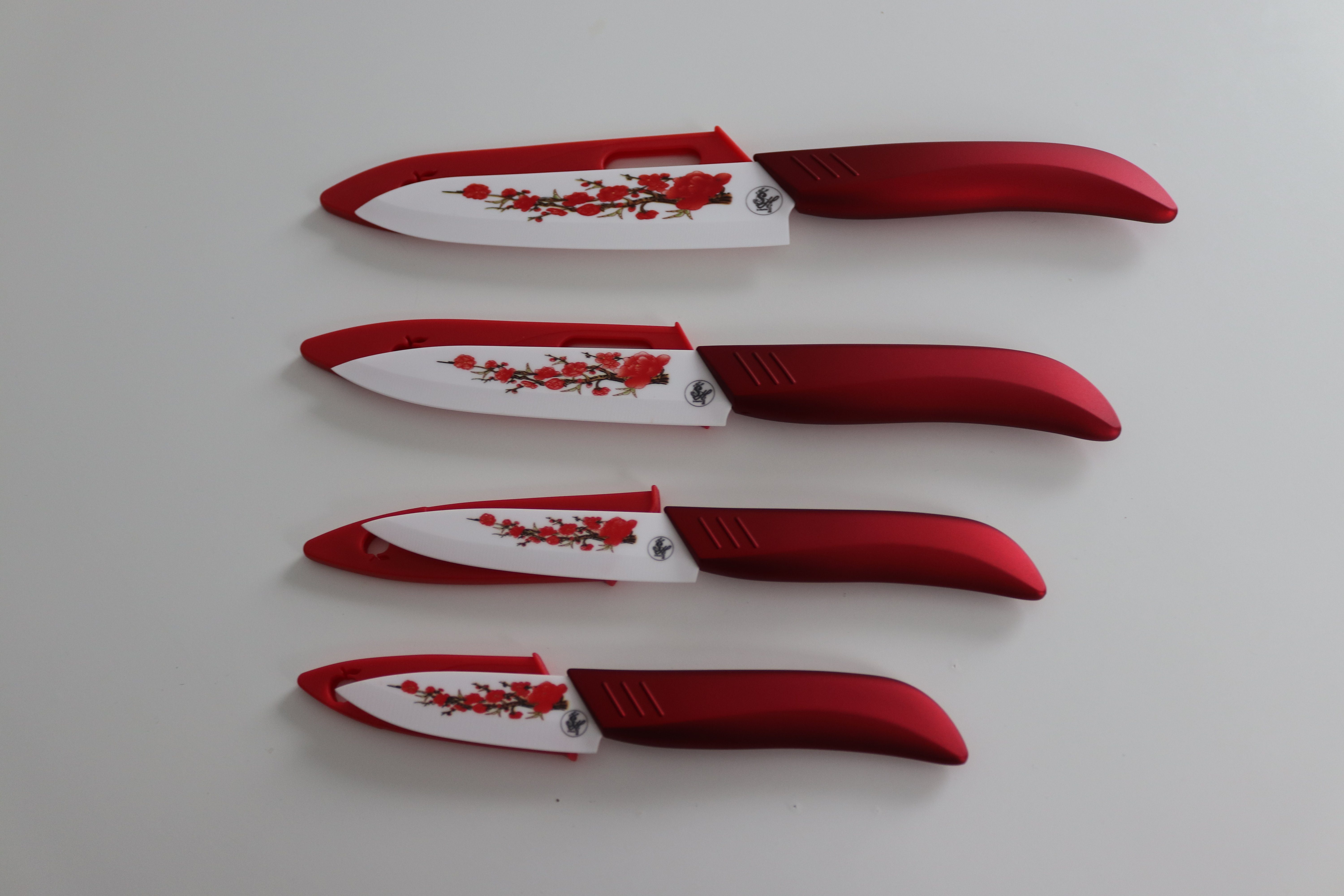 ergonomisch Kochmesser 5 Küchenmesser Keramik Teilige obstmesser, Messer-Set Tlg. 1 Allzweckmesser Schäler), und Hunter 1 (5} 5 S-Hunter/Sauerland Set Keramik Sakura, ultrascharf, Messer (4 Teilige Set, 1 Alzweckmesser, Set 2 Kochmesser/Chefmesser,1Schäler), Messern