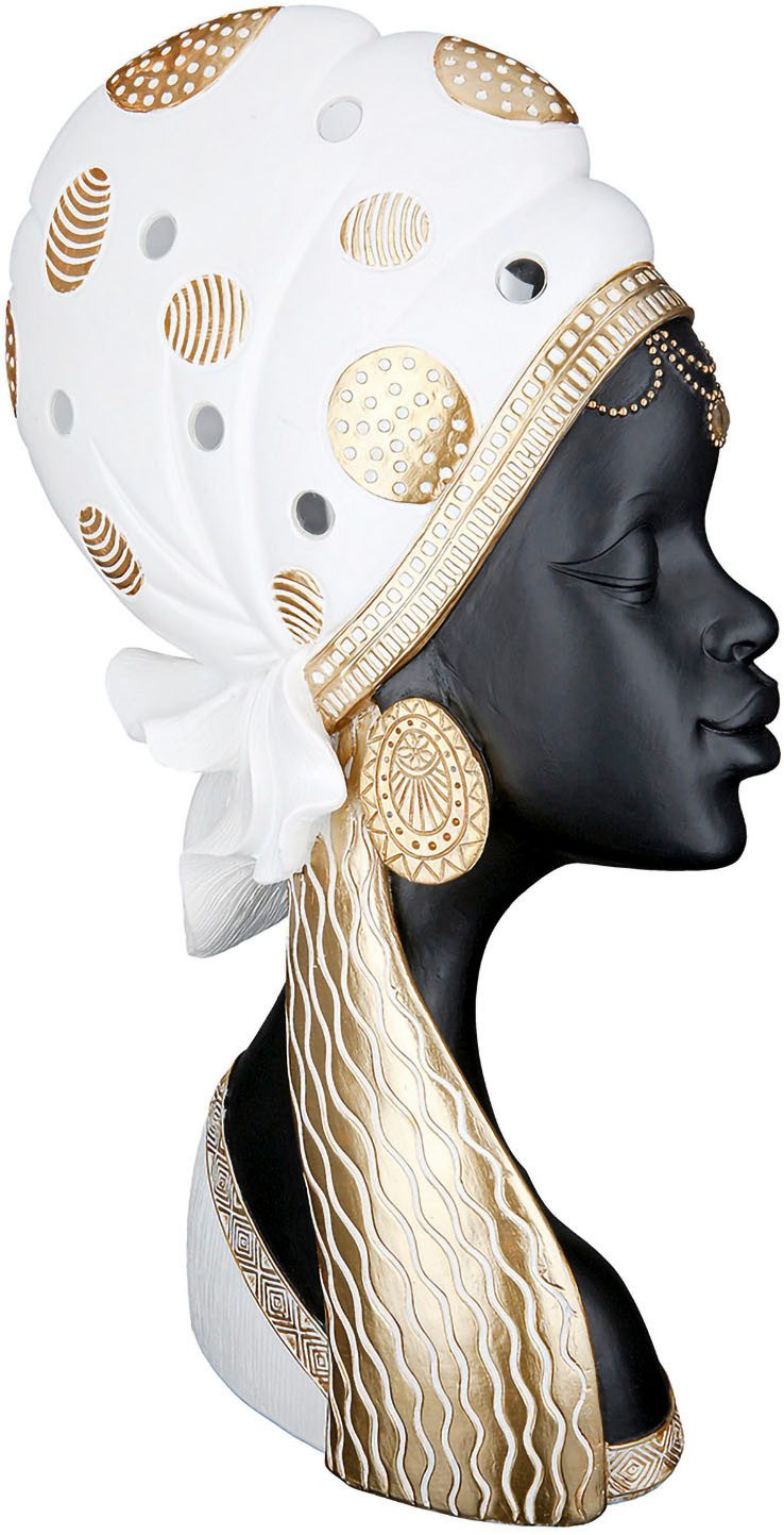 GILDE Afrikafigur Lady "Mara" mit Kopftuch (1 St)