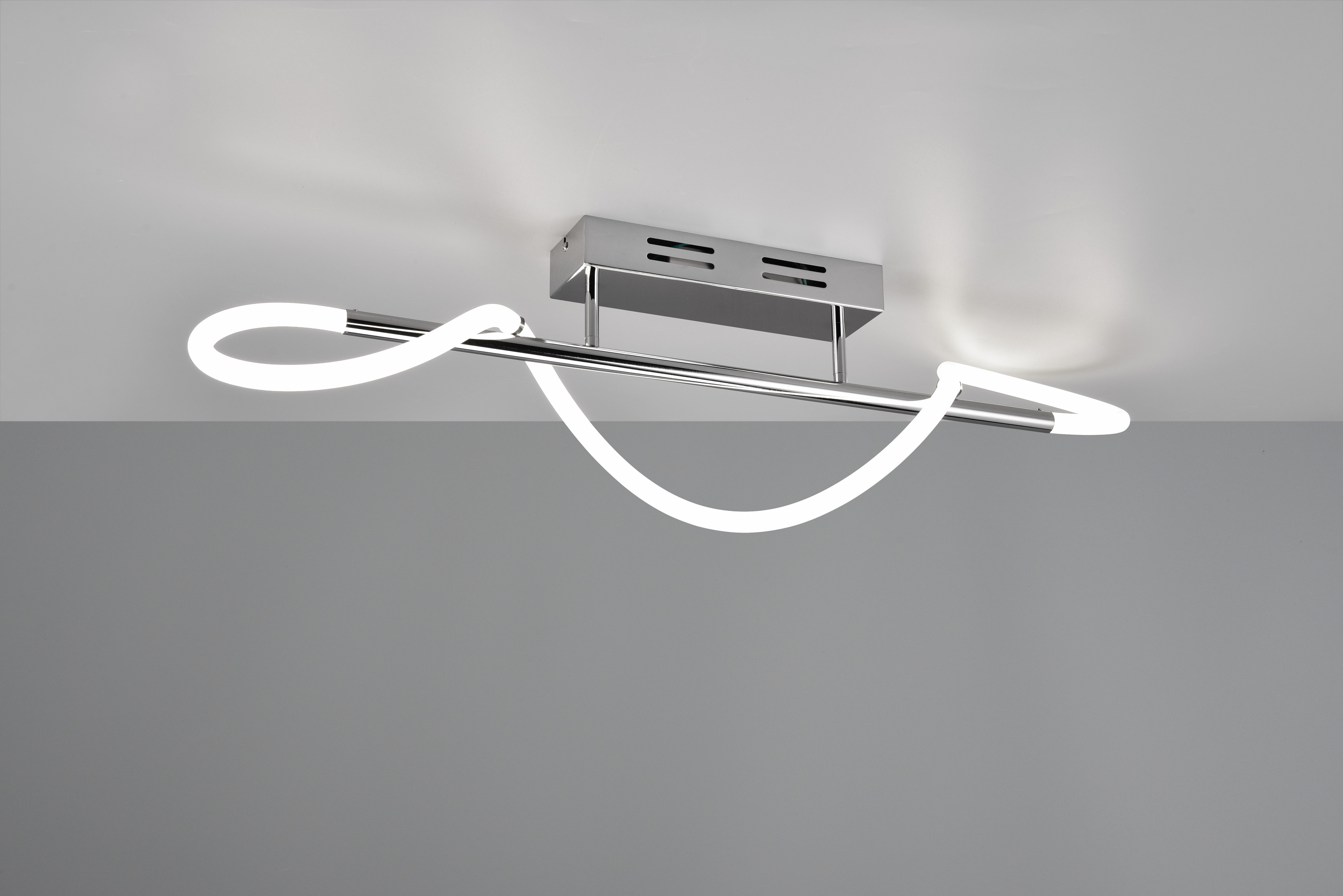 Reality Leuchten LED Deckenleuchte ARGOS, Deckenlampe 28W LED kaltweiß 4000K, 3500 Lumen, Switch Dimmer, Dimmfunktion, LED fest integriert, Kaltweiß, in 3 Stufen dimmbar über Wandschalter, 105 x 30 x 34 cm, LED Lichtband