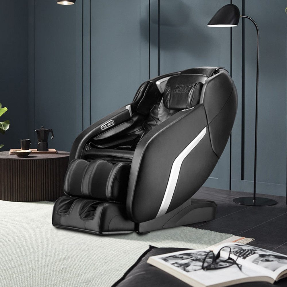 HOME DELUXE Massagesessel OHIO- 147 x 76 x 113 cm, 12 Programme, Zero - Gravity, Heizfunktion, Relaxsessel
