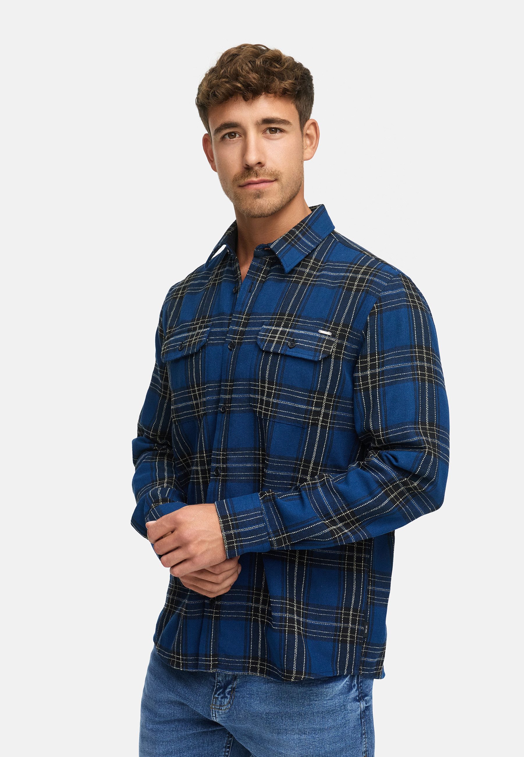 Indicode Langarmhemd Herren INGroff Herrenhemd Langarm Langarm-Hemd mit zwe günstig online kaufen