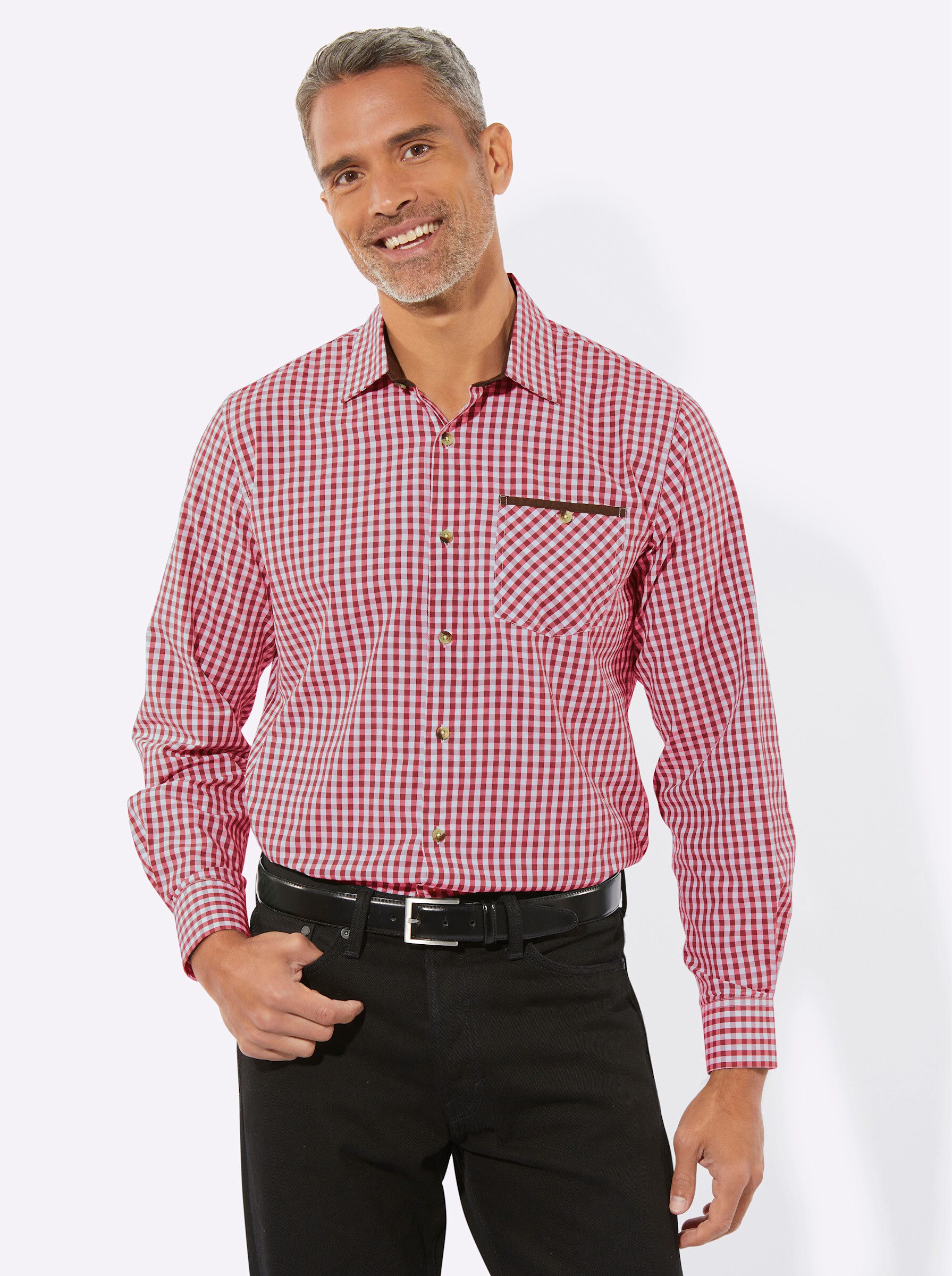 Sieh an! Funktionshemd Karohemd günstig online kaufen