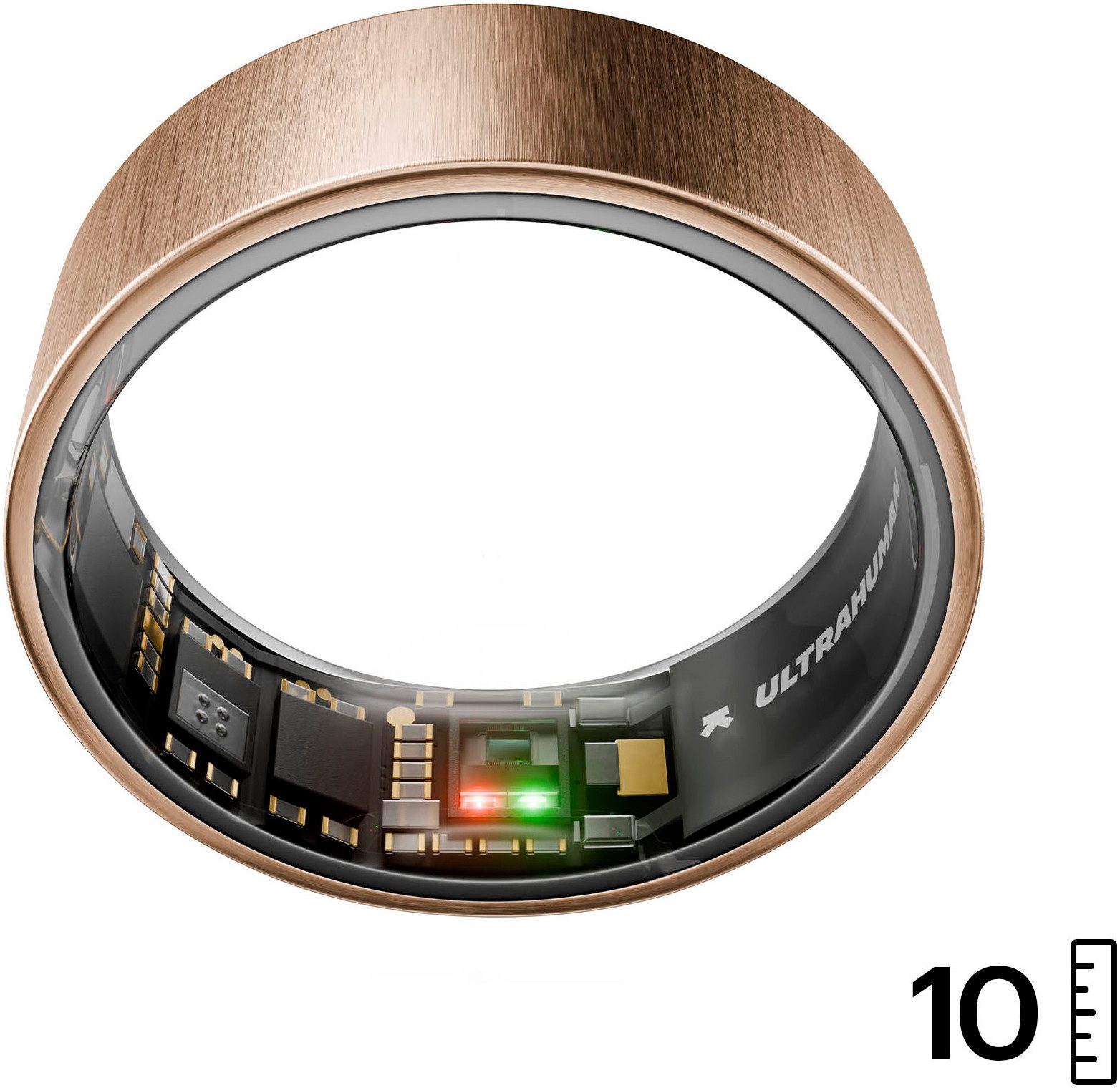Ultrahuman Activity Tracker Smartring AIR - Size 10, Schlaf- und Fitness-Tracker für Frauen und Männer