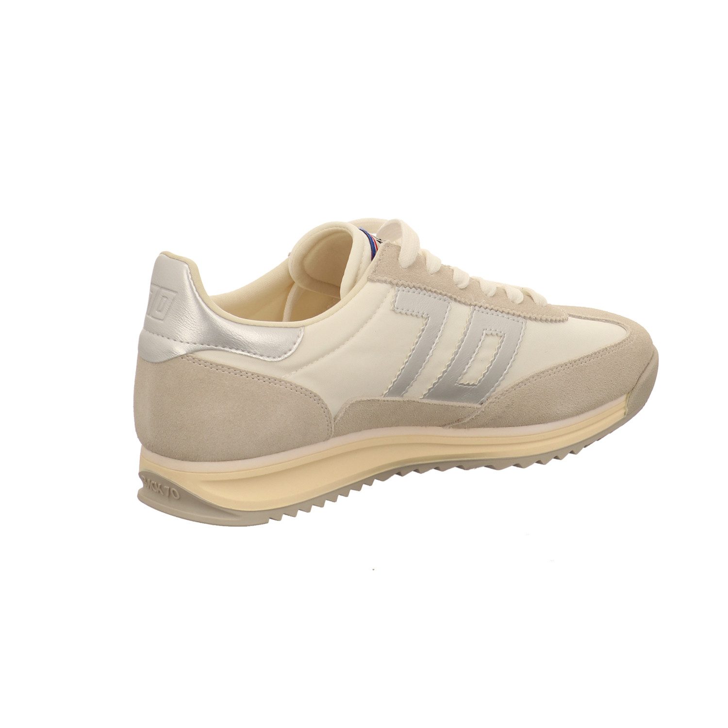 Back 70 metallic silver Schnürschuh