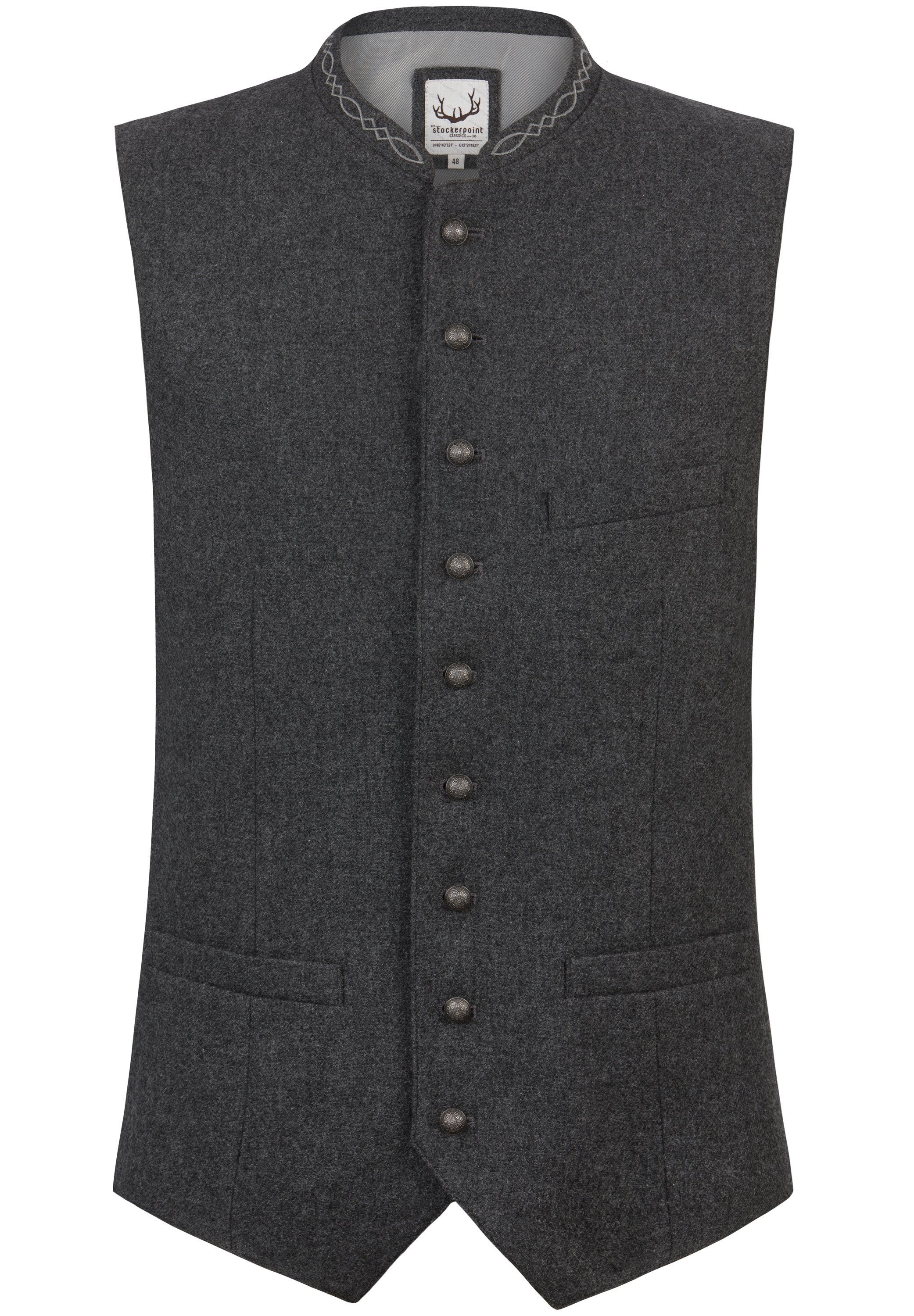 Stockerpoint Trachtenweste Moderne Oktoberfest Herren Weste Elegante Weste fürs Wiesn