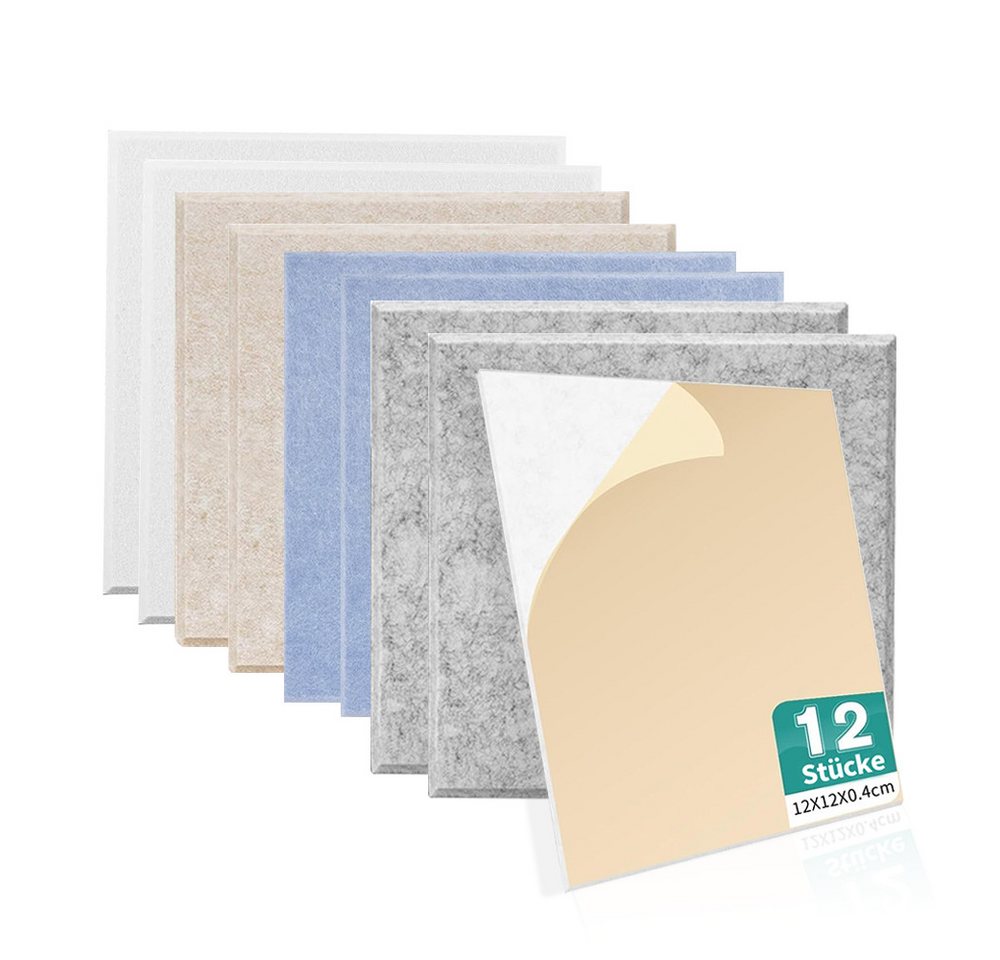 Thumbnail - YMQHBS Akustikplatte Selbstklebend, 30 x 30 cm, 12 Stück, (packung, 12-St., Akustikplatte)
