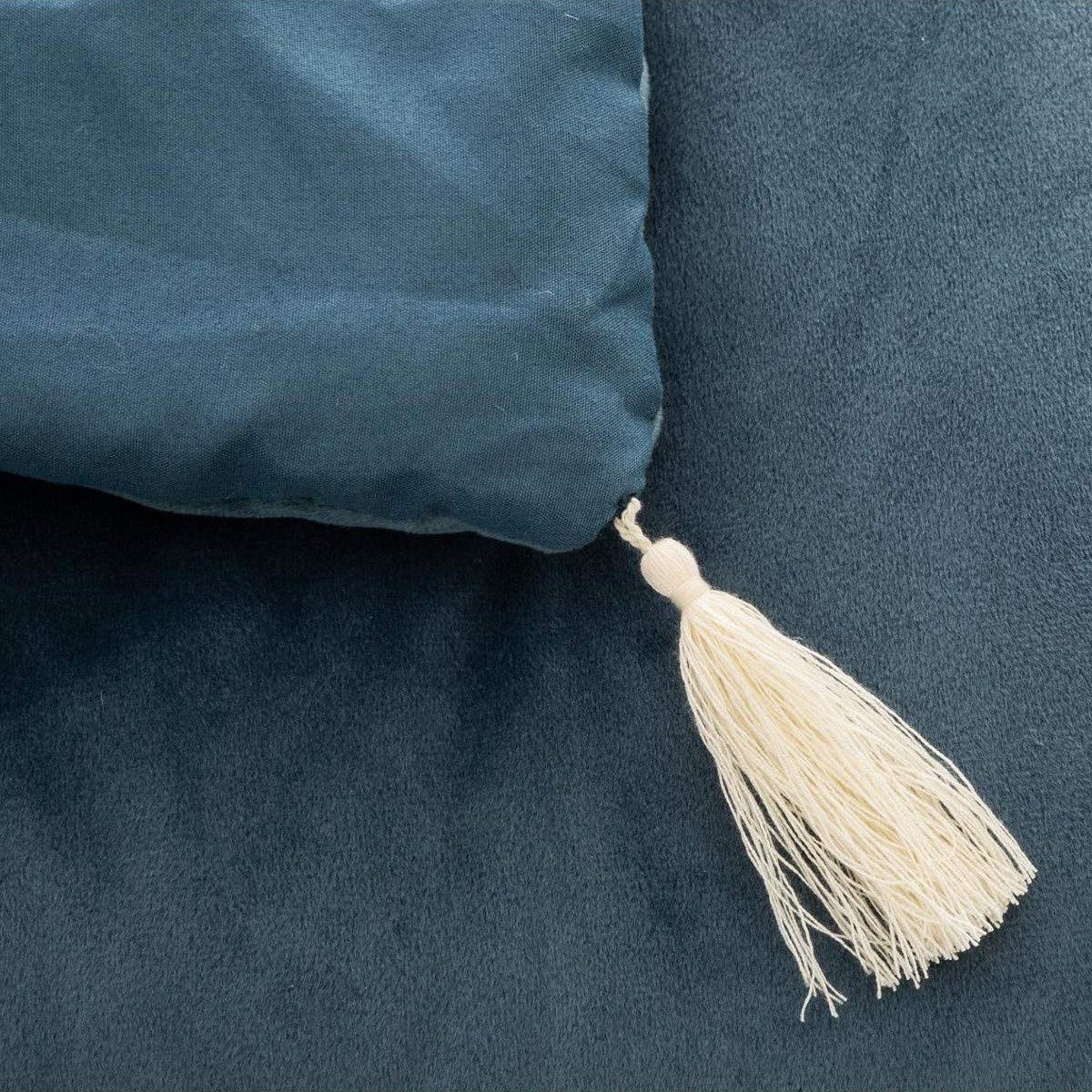 Wohndecke ATMOSPHERA – Bettdecke, Velours, Blau, 75 x 180 cm, Atmosphera Créateur d'intérieur