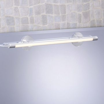 click-licht Spiegelleuchte LED Spiegelleuchte Kim in Aluminium mit Saugnäpfen und Touch-Funkiton, keine Angabe, Leuchtmittel enthalten: Ja, fest verbaut, LED, warmweiss, Badezimmerlampen, Badleuchte, Lampen für das Badezimmer