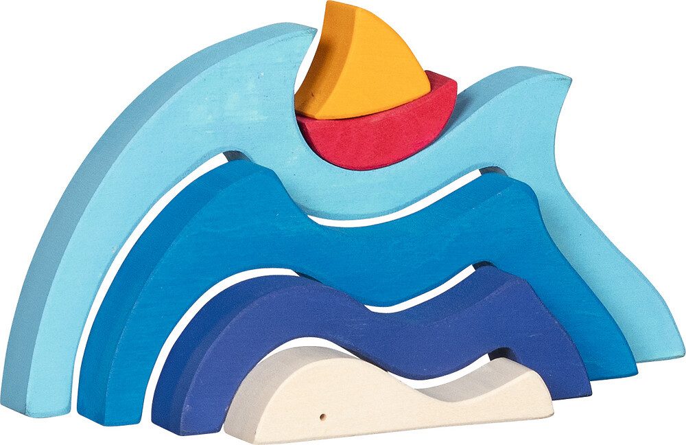goki Puzzle aus Holz - Mein Schifflein auf dem Meer Spielbausteine, (6 St)