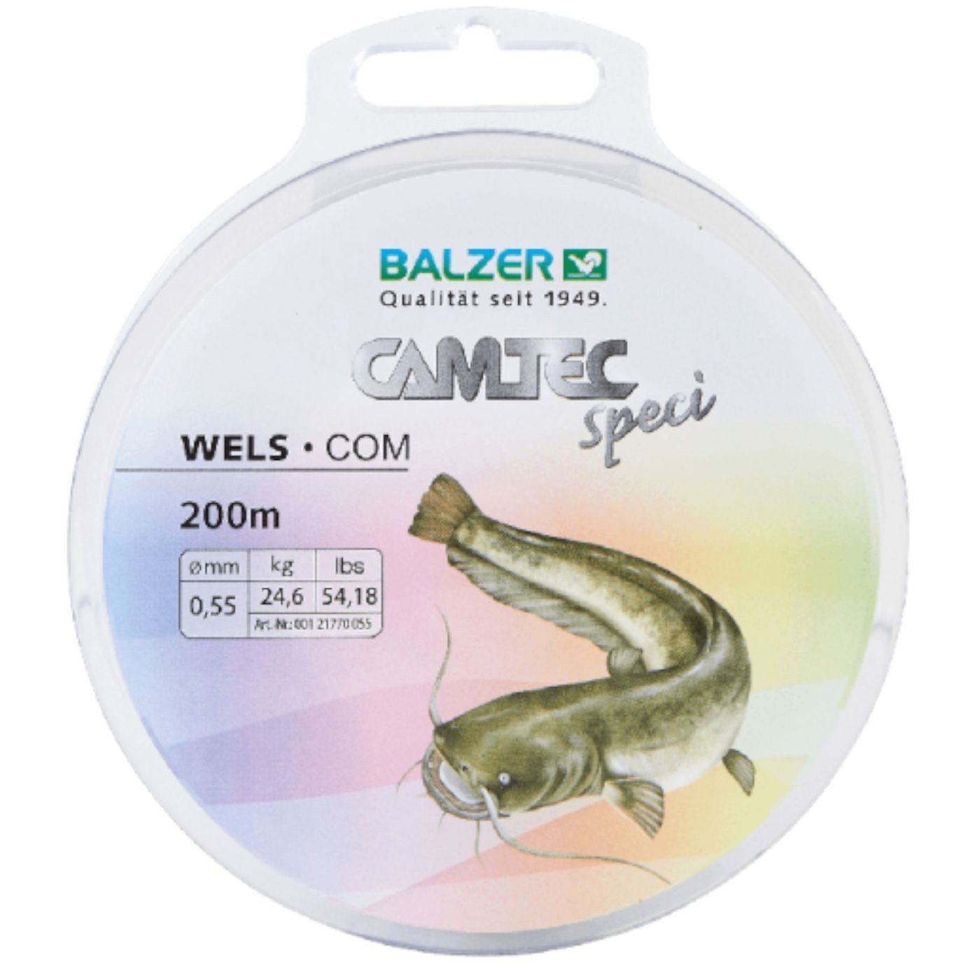 Balzer Angelschnur Balzer Camtec Speci Wels 0,55mm - 200m monofile Angelschnur, (200-St)