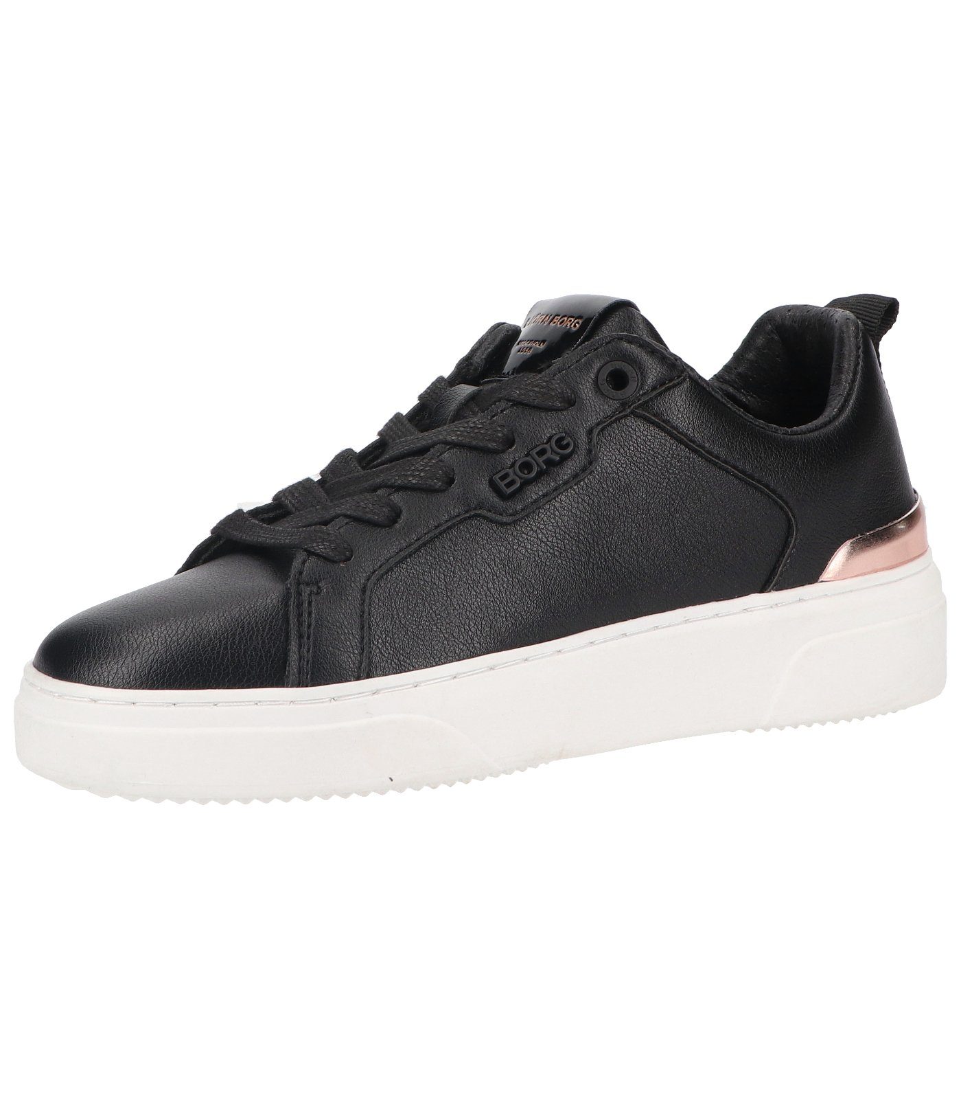 Björn Borg Sneaker Lederimitat Sneaker Schwarz Gold