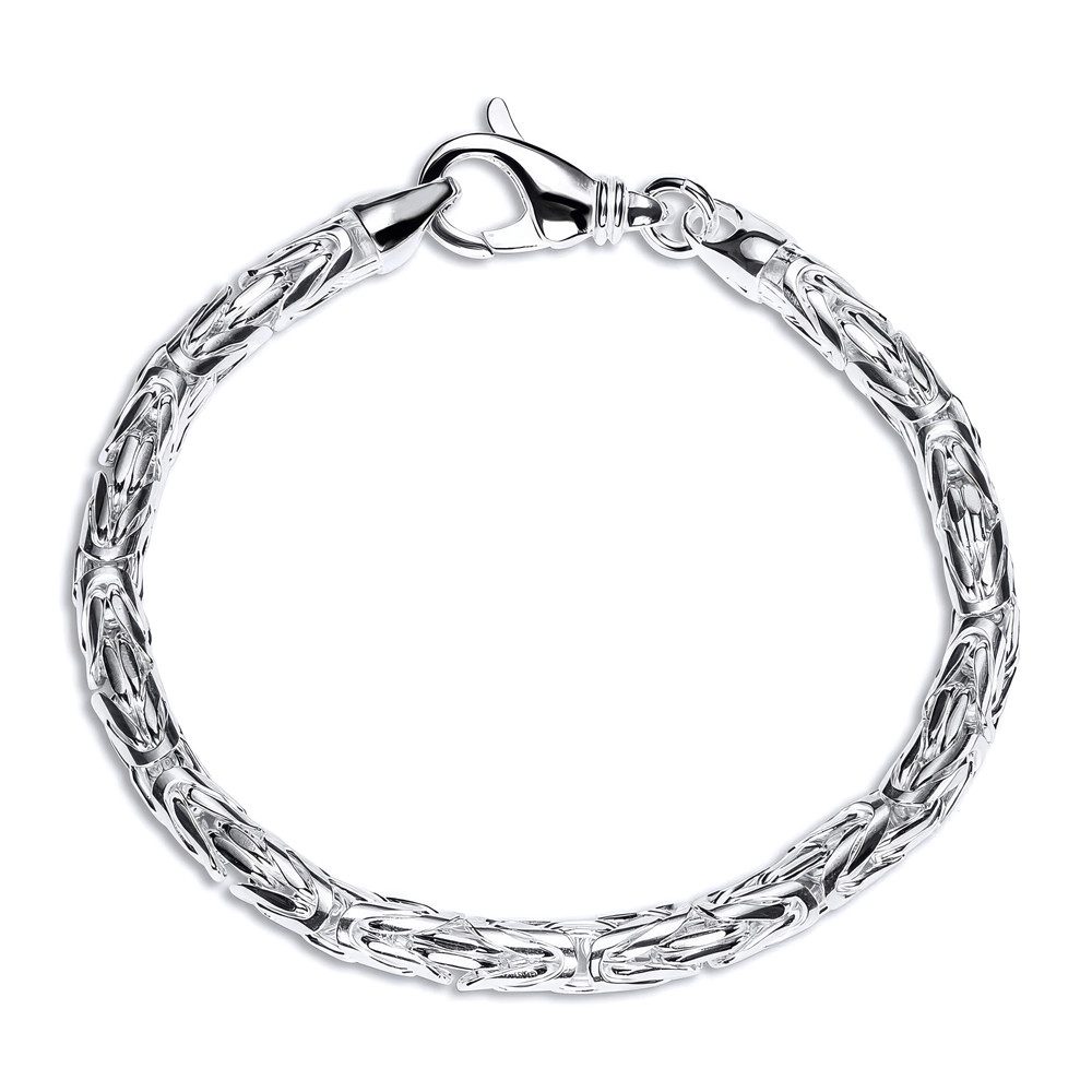 JEWLIX Königsarmband Königsarmband 5mm 925 Silber für Herren von JEWLIX 19cm KA0050