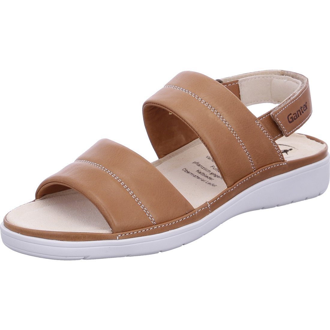 Ganter Ganter Schuhe, Sandalette Evi - Glattleder Sandalette braun 048831