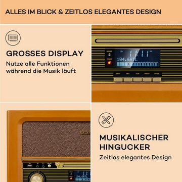 Auna Belle Epoque 1906 Retro-Radio (DAB- und UKW-Radio, 5 W)