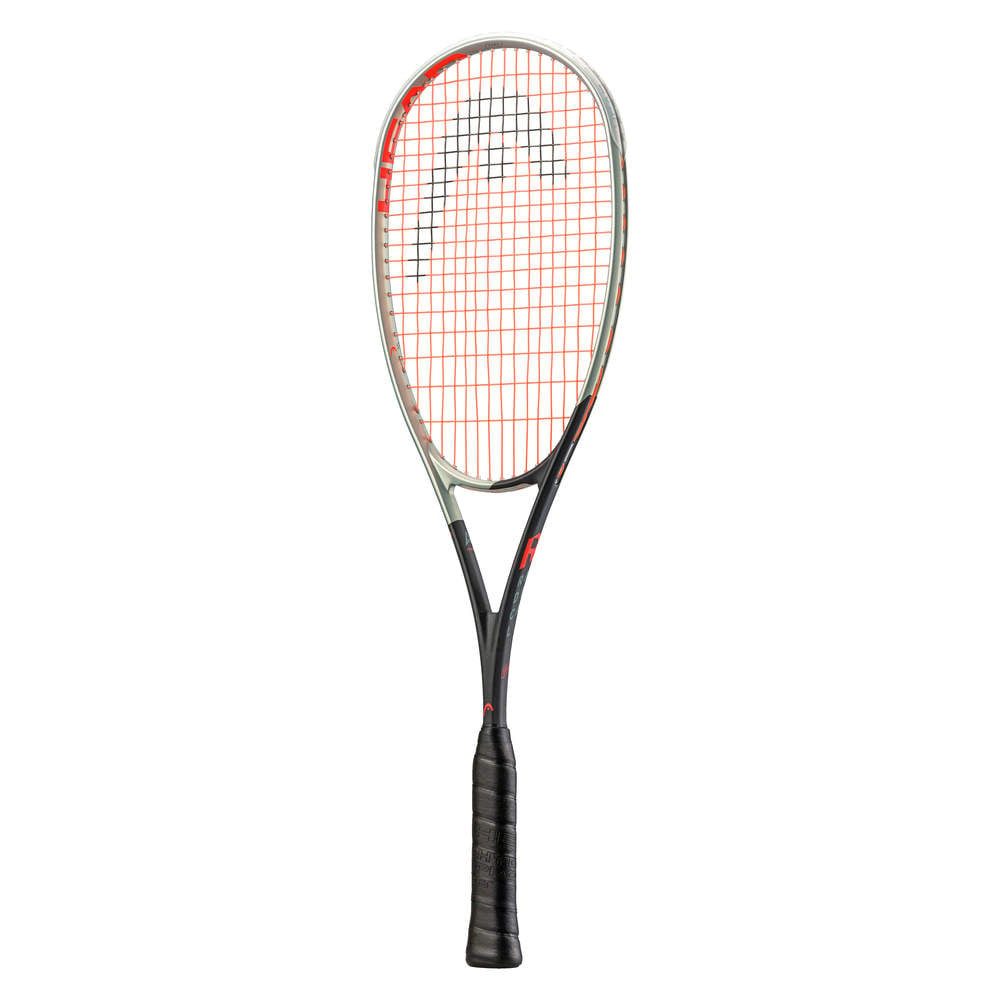 Head Squashschläger Radical 135 X #22 (135g/kopflastig) schwarz/silber - besaitet