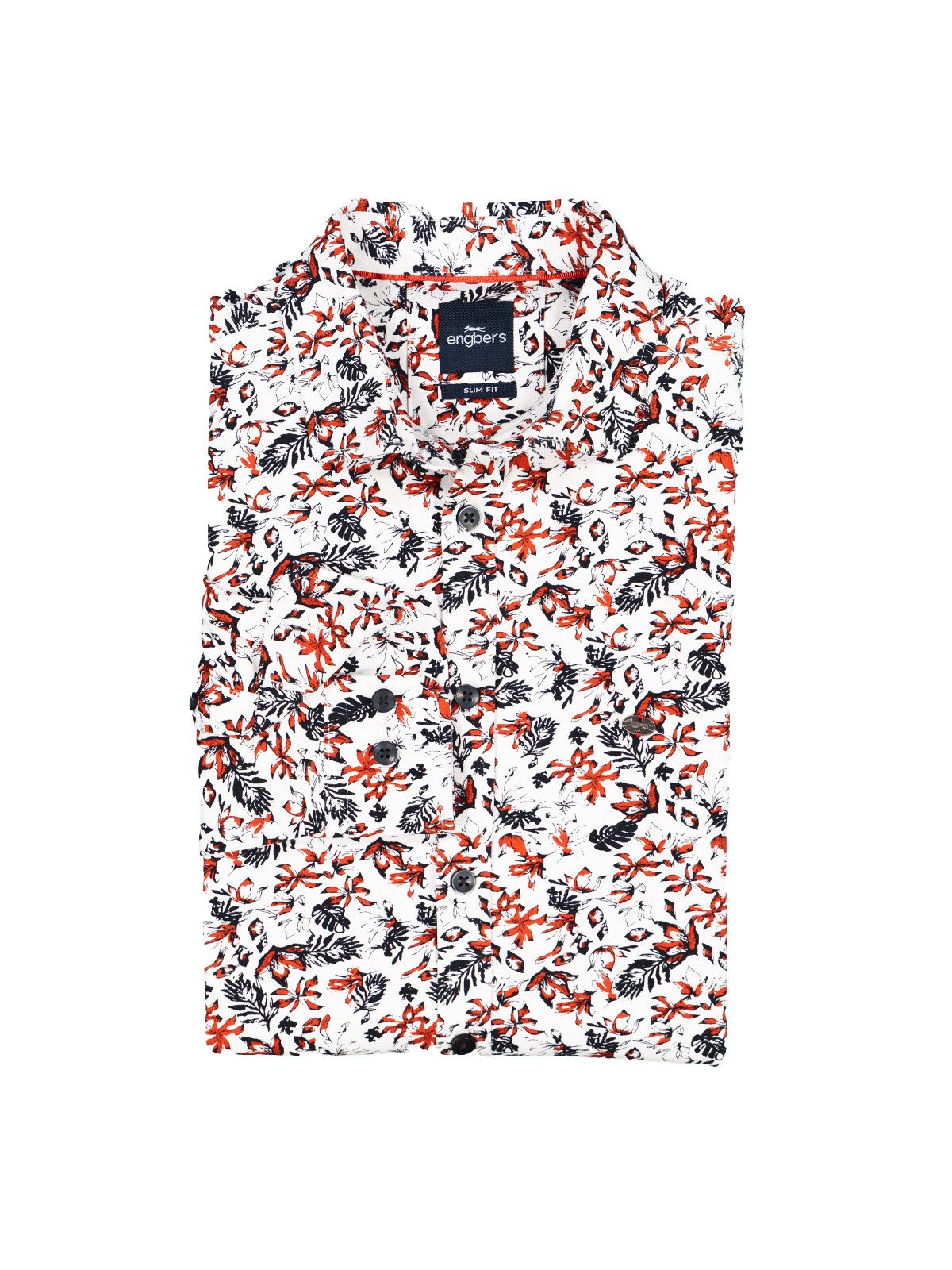 Langarmhemd Jersey-Hemd slim fit