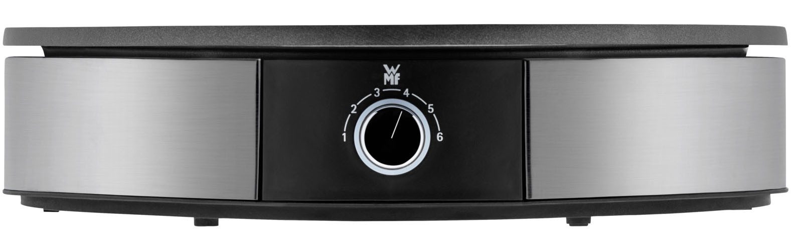 WMF Crêpesmaker LONO Crêperie, abnehmbare, spülmaschinengeeignete Platte, 1600 W, Ø 33 cm, inkl. Crepes-Wender und Teigverteiler, 6 Hitzestufen, Überflussrand