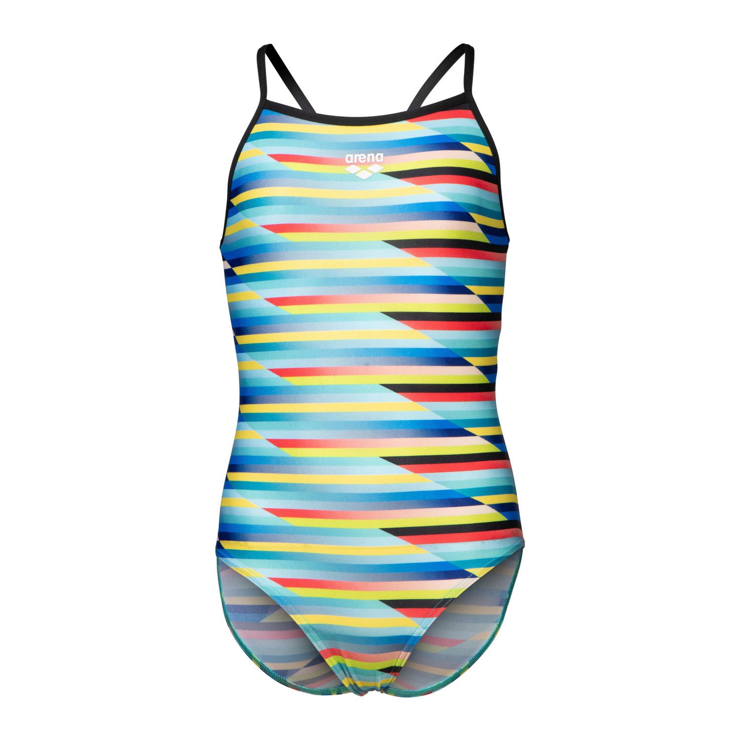 Arena Badeanzug Arena Mädchen Badeanzug Racing Stripe Ligh 009006