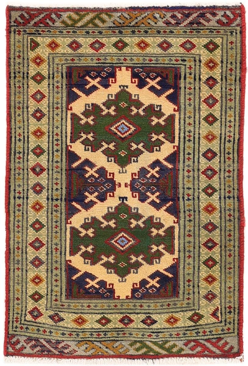 Orientteppich Turkaman 59x90 Handgeknüpfter Orientteppich / Perserteppich, Nain Trading, rechteckig, Höhe: 6 mm