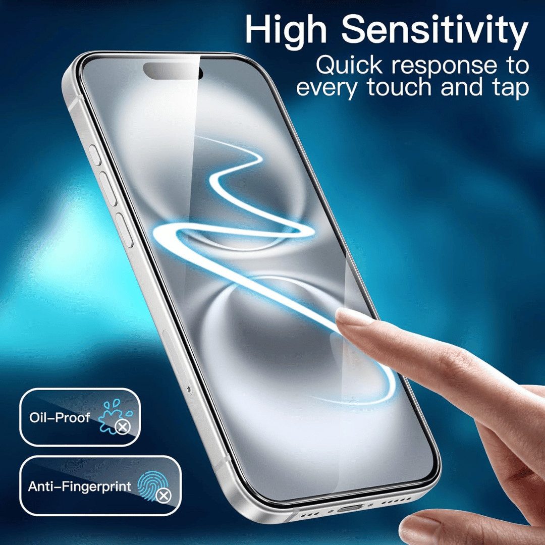 SmartUP Smartphone-Hülle Hülle für Iphone 16 Plus 2X Schutzglas 2X Kameraschutz Panzerfolie 9H, Rundumschutz – Bild 5 von 5