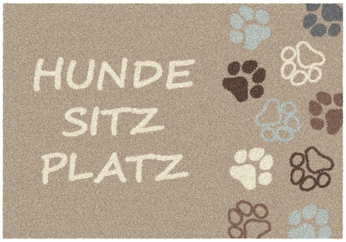 Fußmatte AKZENTE waschbar 30° und HUNDE Outdoor, Höhe: Feel In- 7 bei trocknergeeignet akzente, Fußmatte und cm, x mm, Rechteckig, 70 SITZ PLATZ Grad 50