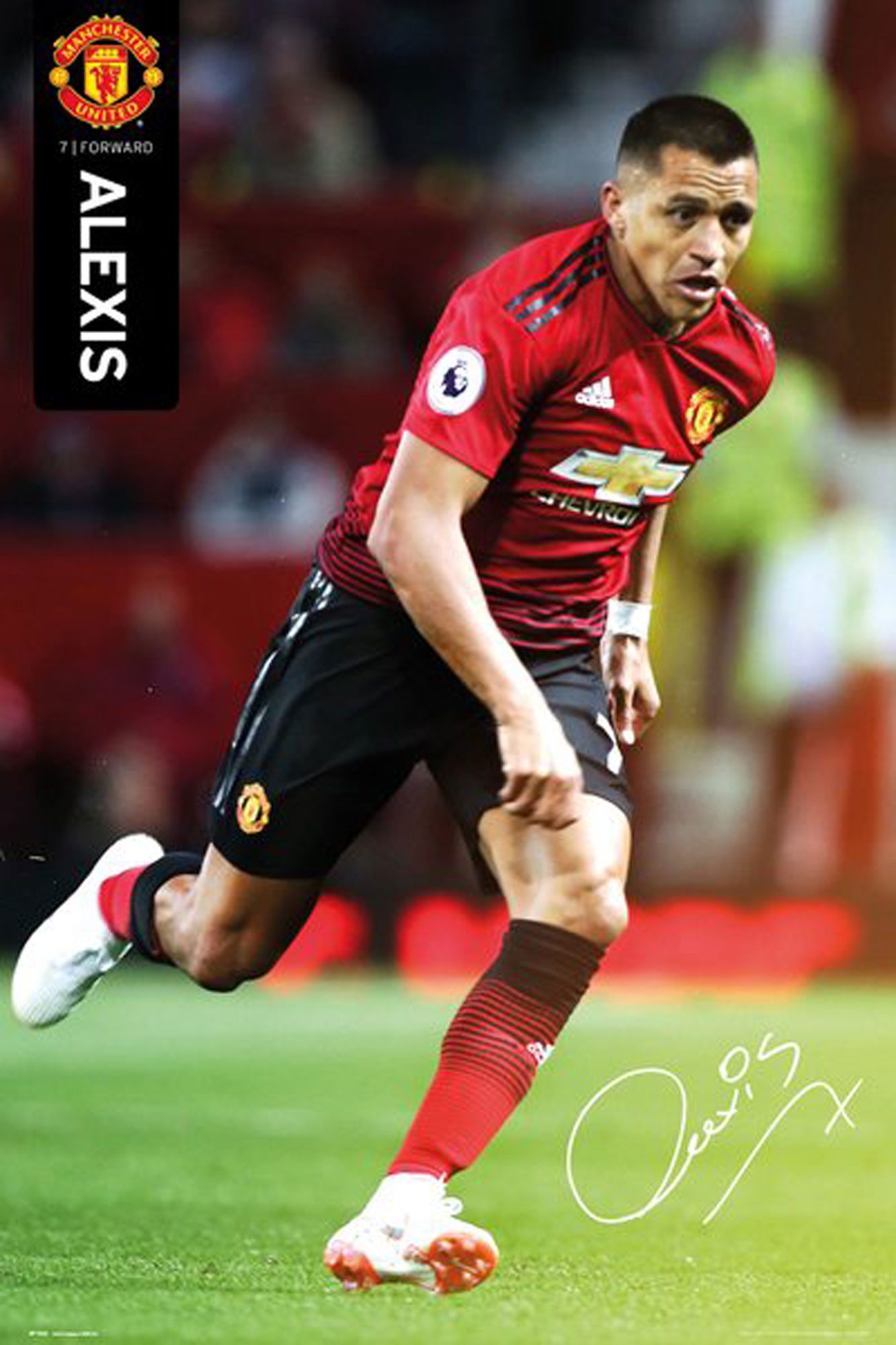 Poster Fußball - Poster - Manchester United - Alexis 18/19