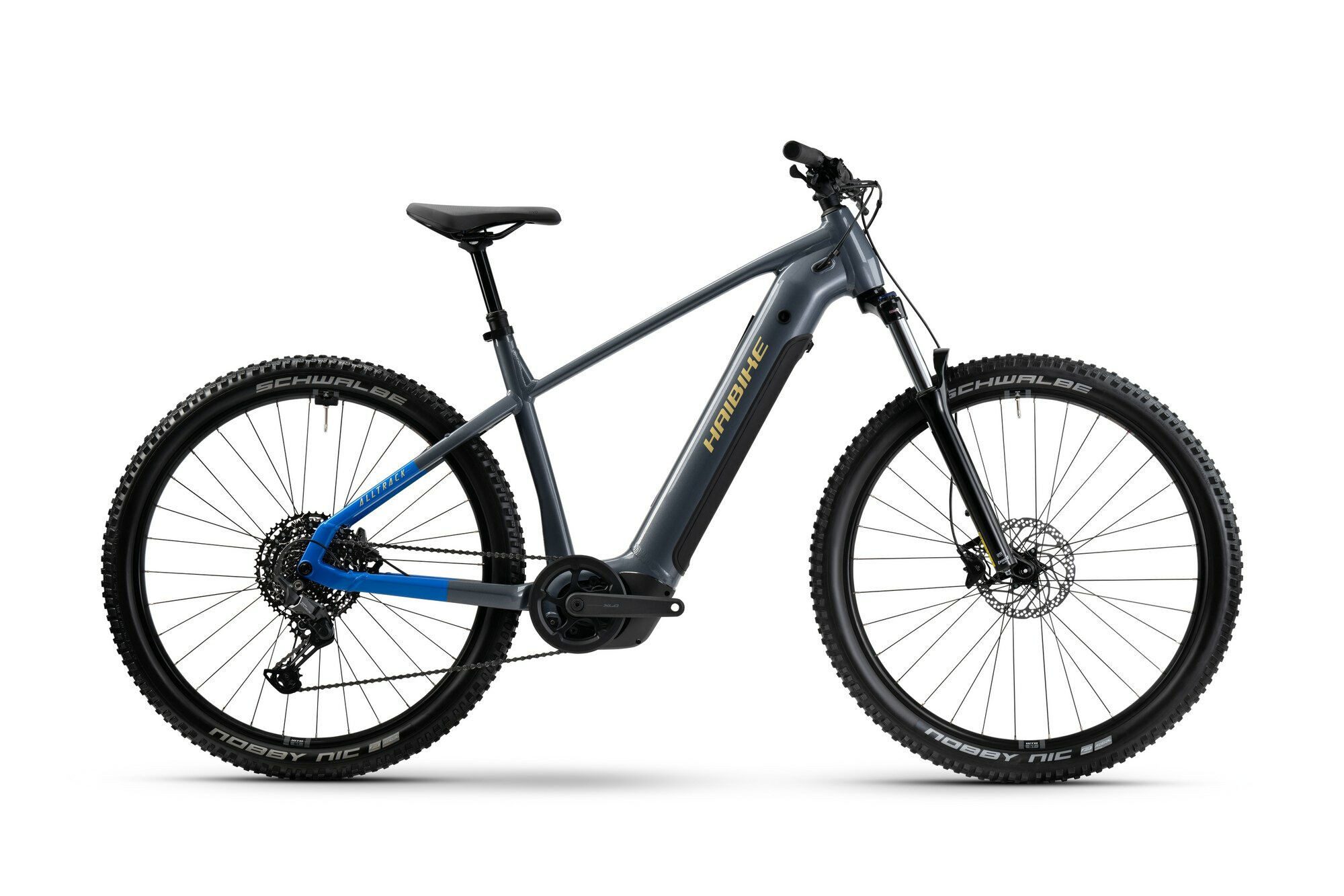 Haibike E-Bike ALLTRACK 6.5 29 grey/blue/yellow glänzend 29" 600 Wh