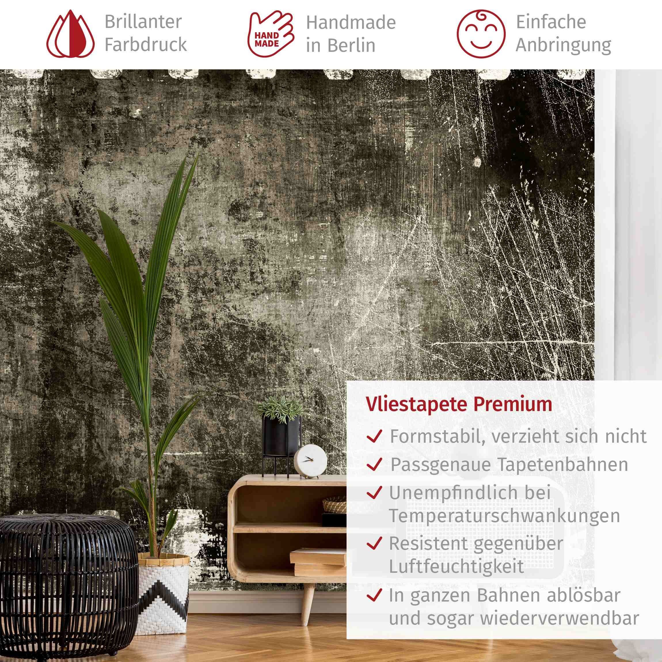 Bilderdepot24 Vliestapete Vintage Vintage Film Fotofilm Rustikal Industrial Wanddeko, Glatt, Matt, (Vliestapete inkl. Kleister oder selbstklebend), Wohnzimmer Schlafzimmer Küche Flur Fototapete Motivtapete Wandtapete