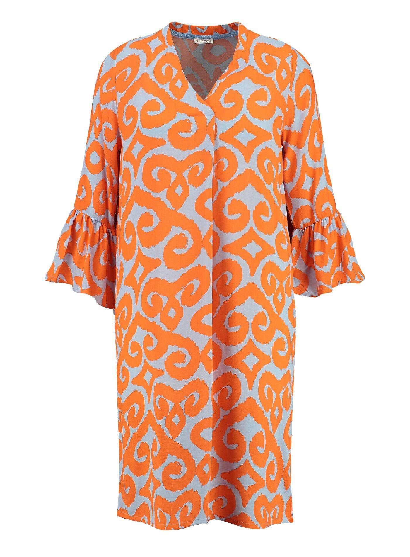 Damen (1-tlg) Kleid Sommerkleid (33) Largo WD Key orange GLOBE