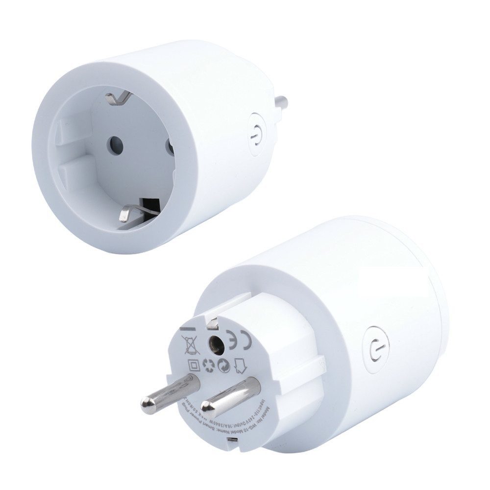 WLAN-Steckdose Steckdose 2er Pack, Smart WLAN Steckdose mit Strommessung